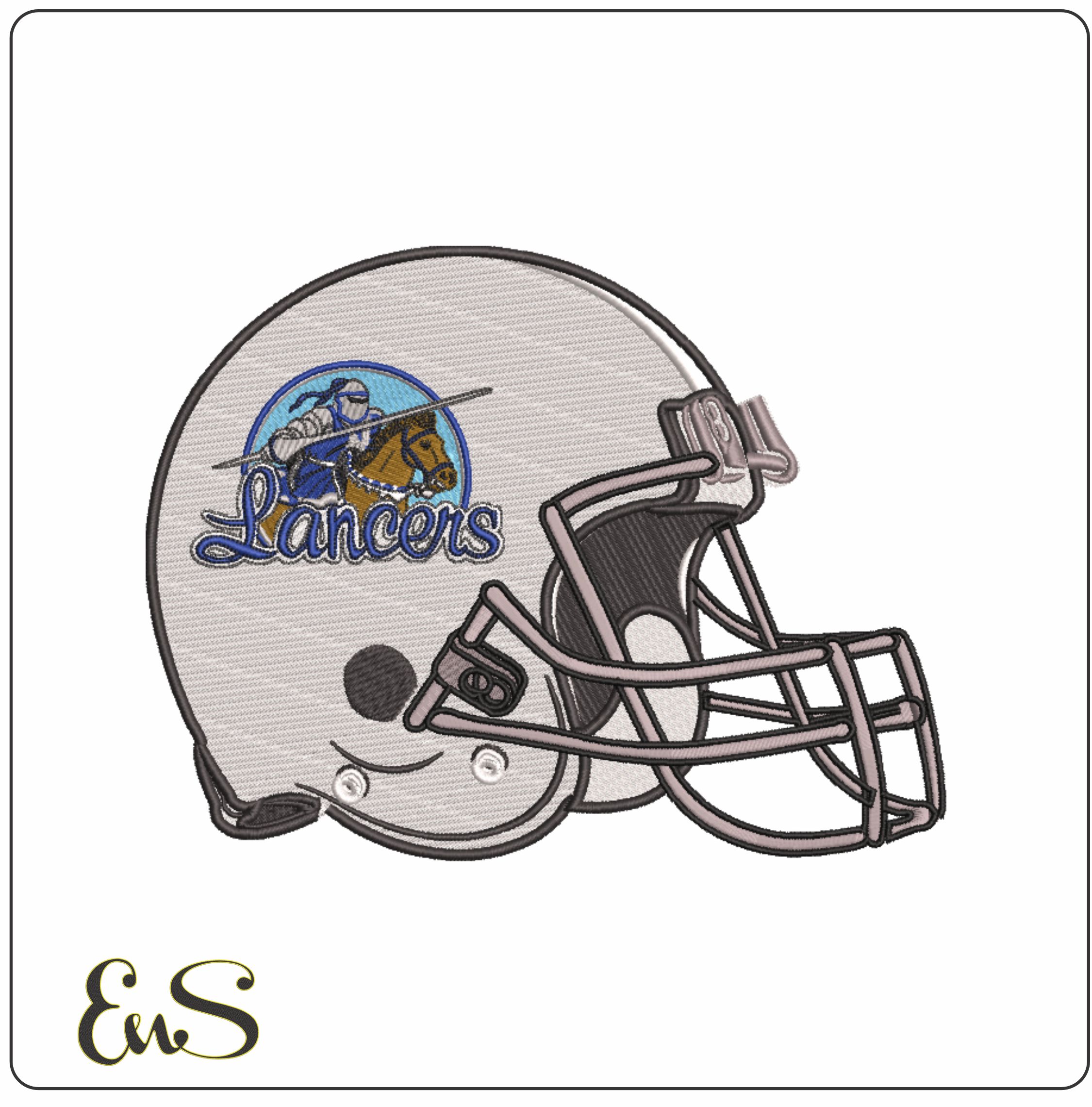 Af Helmet Longwood Lancers 2001 To 2006 Longwood University