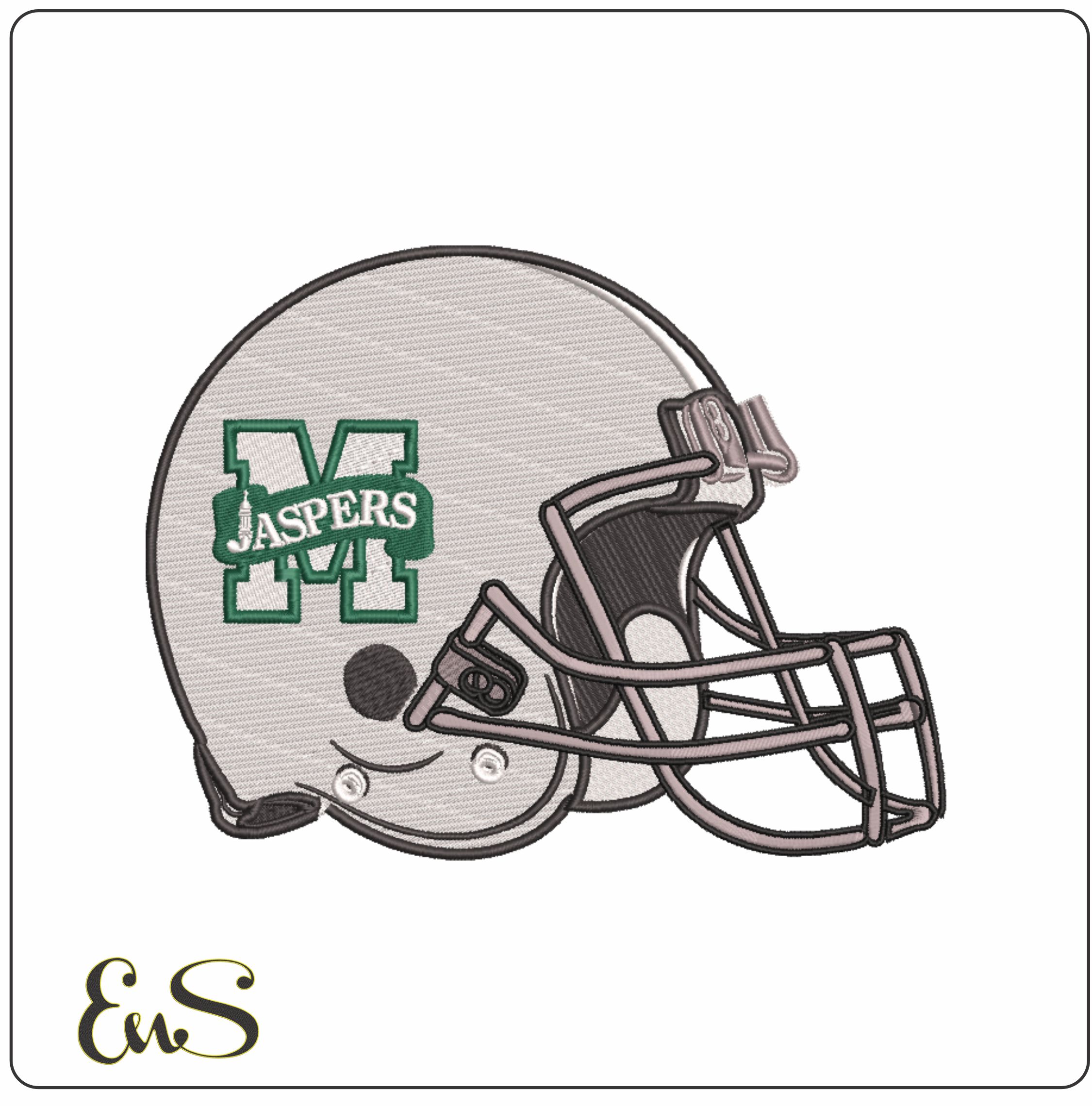 Af Helmet Manhattan Jaspers 1981 To 2012 Manhattan College