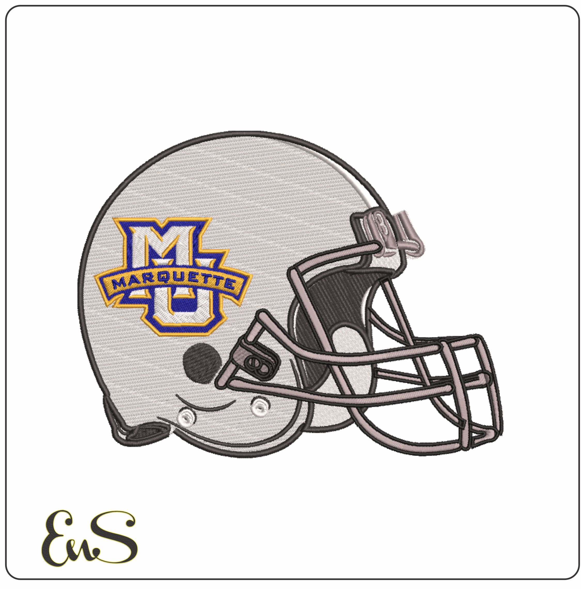 Af Helmet Marquette Golden Eagles 2005 On Marquette University