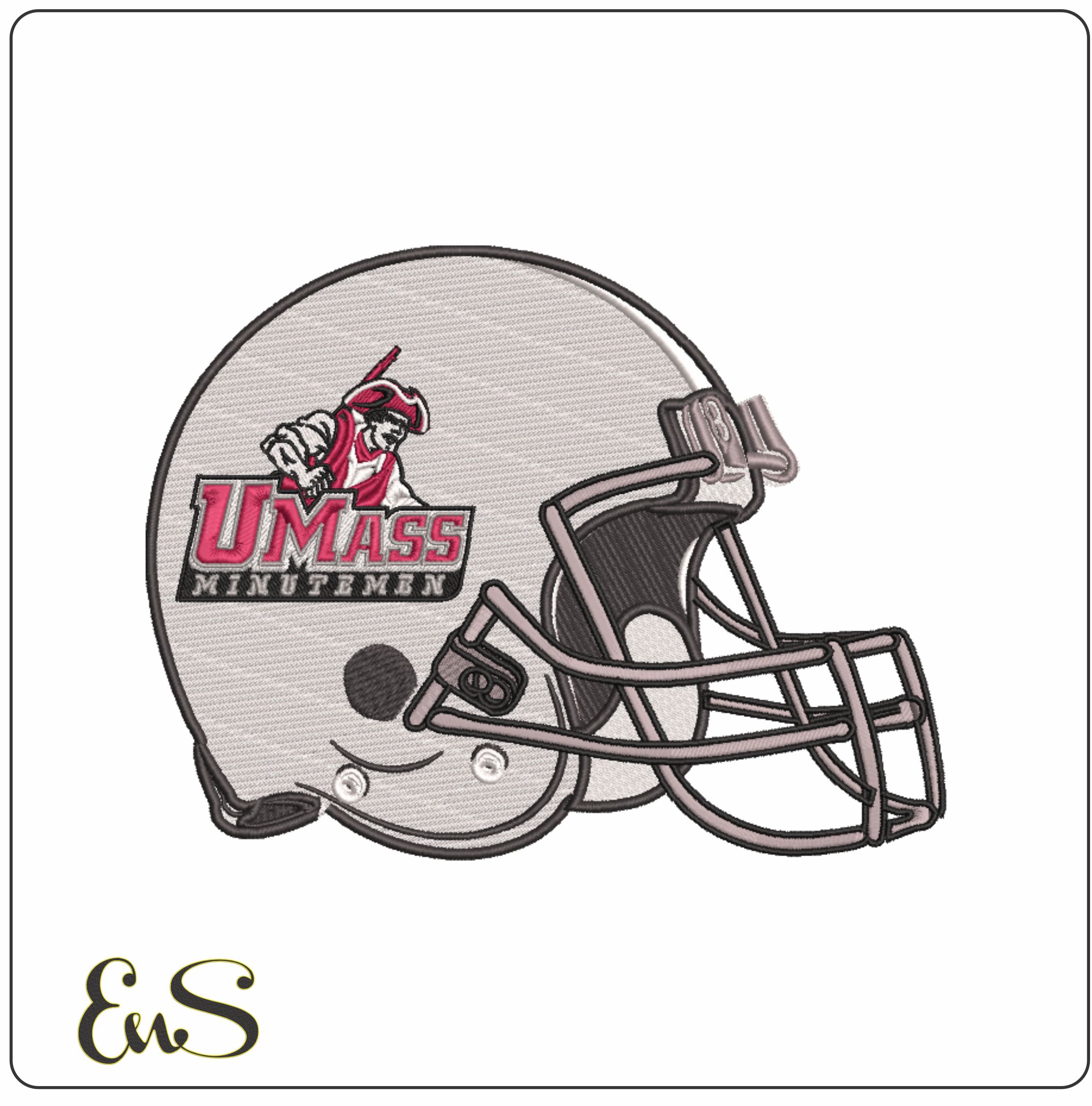 Af Helmet Massachusetts Minutemen 2003 To 2012 University Of Massachusetts