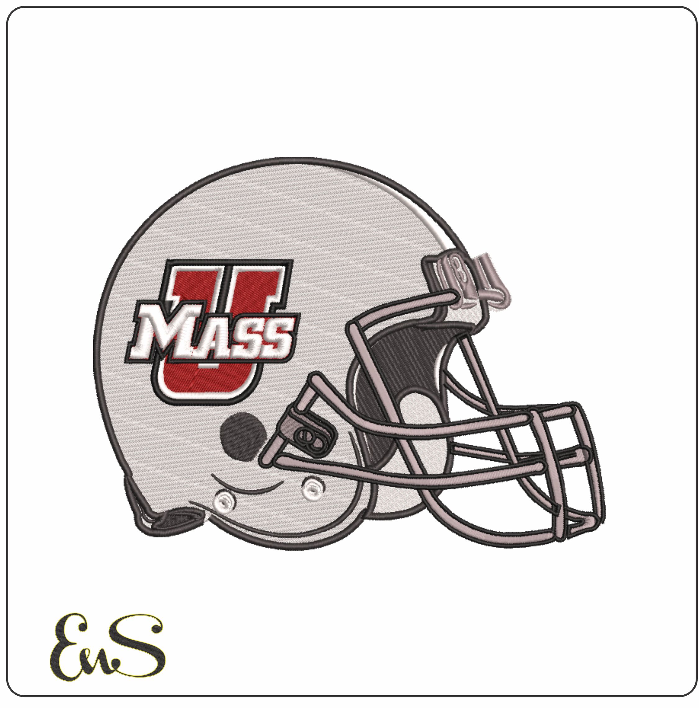 Af Helmet Massachusetts Minutemen 2021 On University Of Massachusetts
