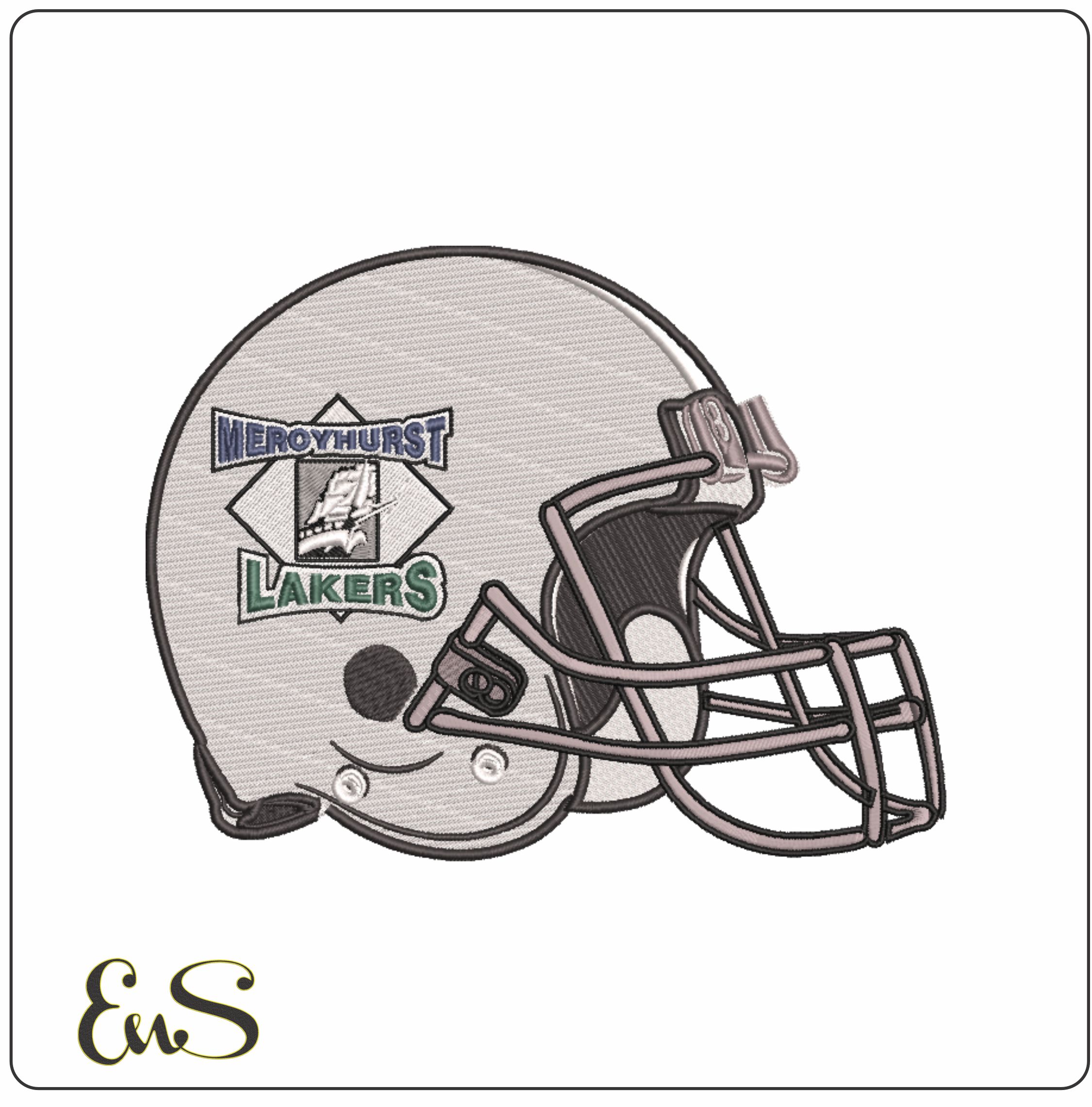 Af Helmet Mercyhurst Lakers 1994 To 2000 Mercyhurst University