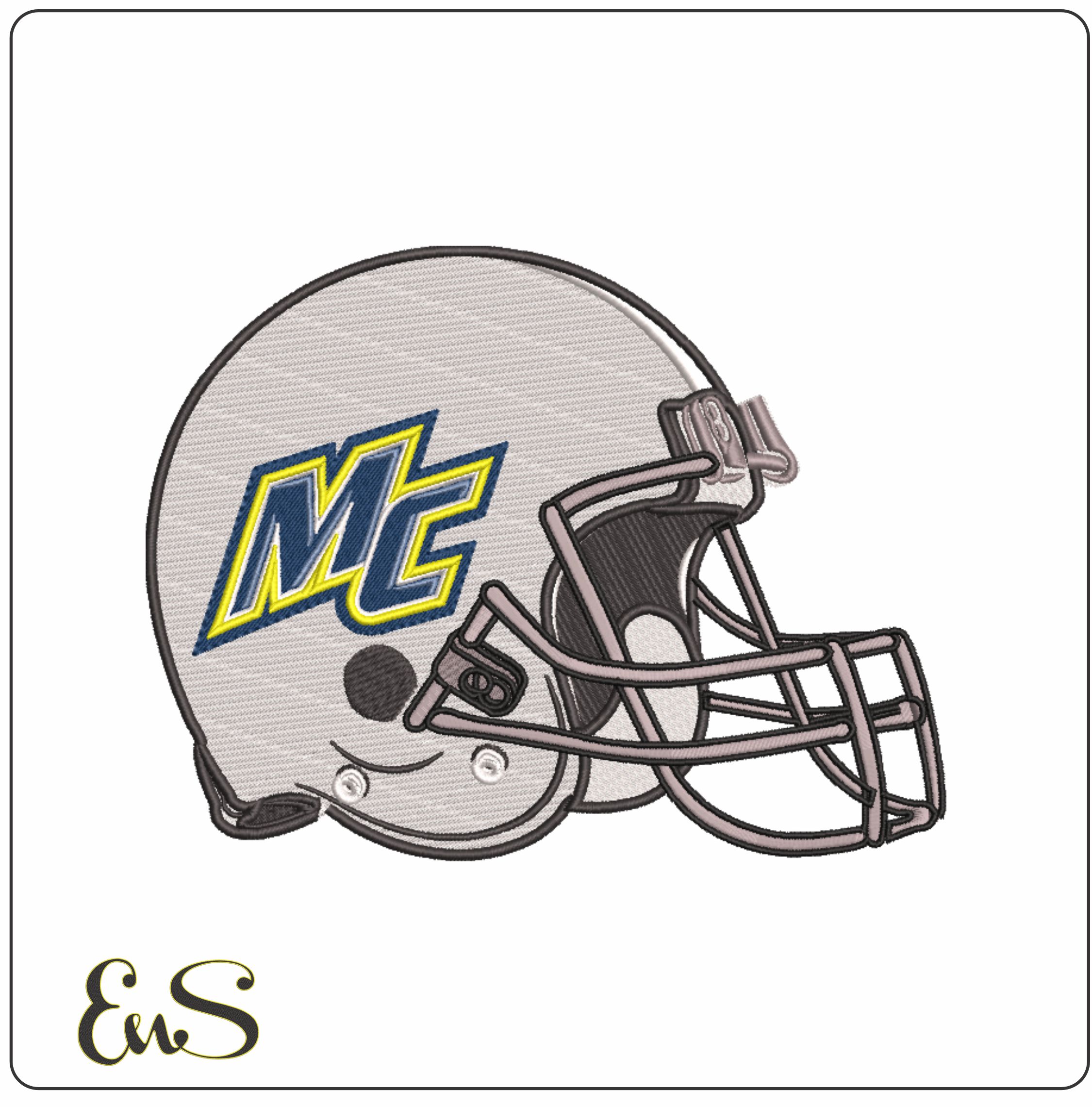 Af Helmet Merrimack Warriors 2006 On Merrimack College