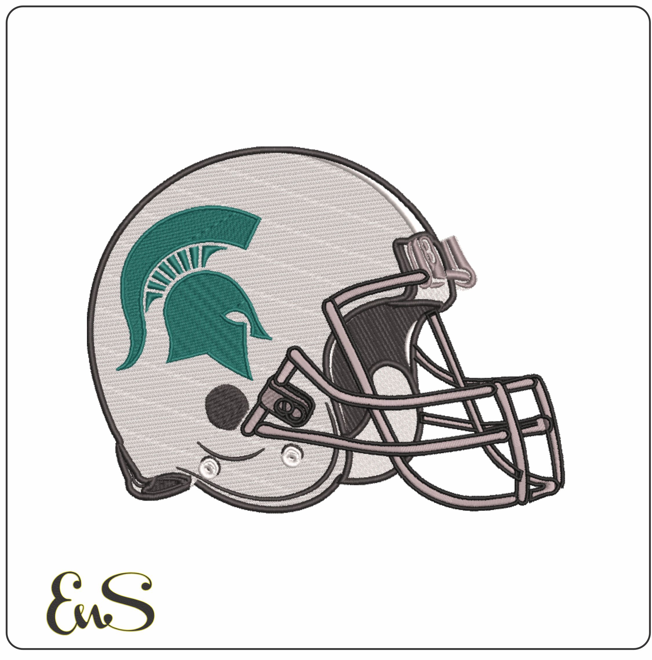 Af Helmet Michigan State Spartans 1977 On Michigan State University