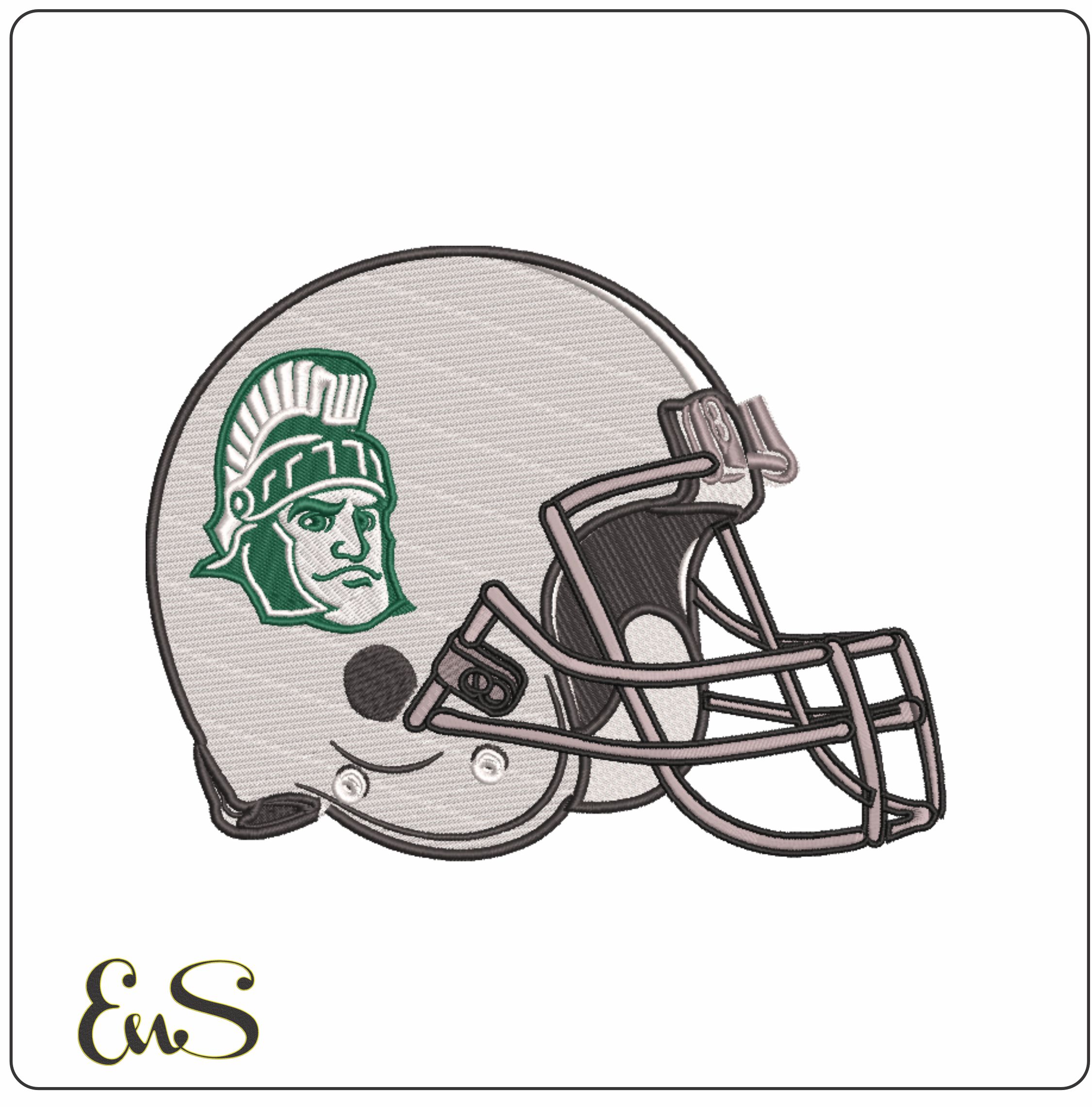 Af Helmet Michigan State Spartans Mascot 2019 On Michigan State University