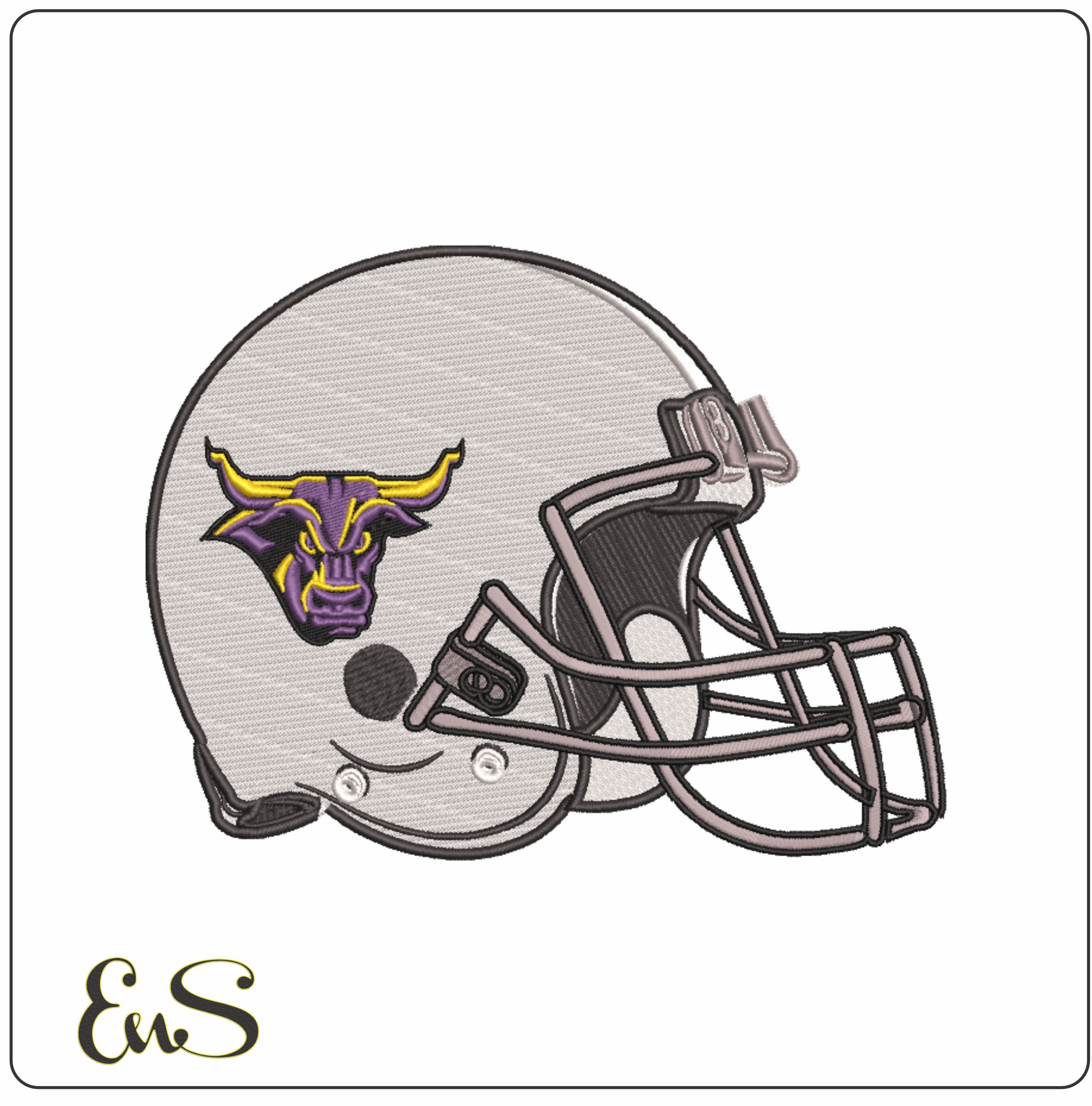 Af Helmet Minnesota State Mavericks Bull 2001 On Minnesota State University