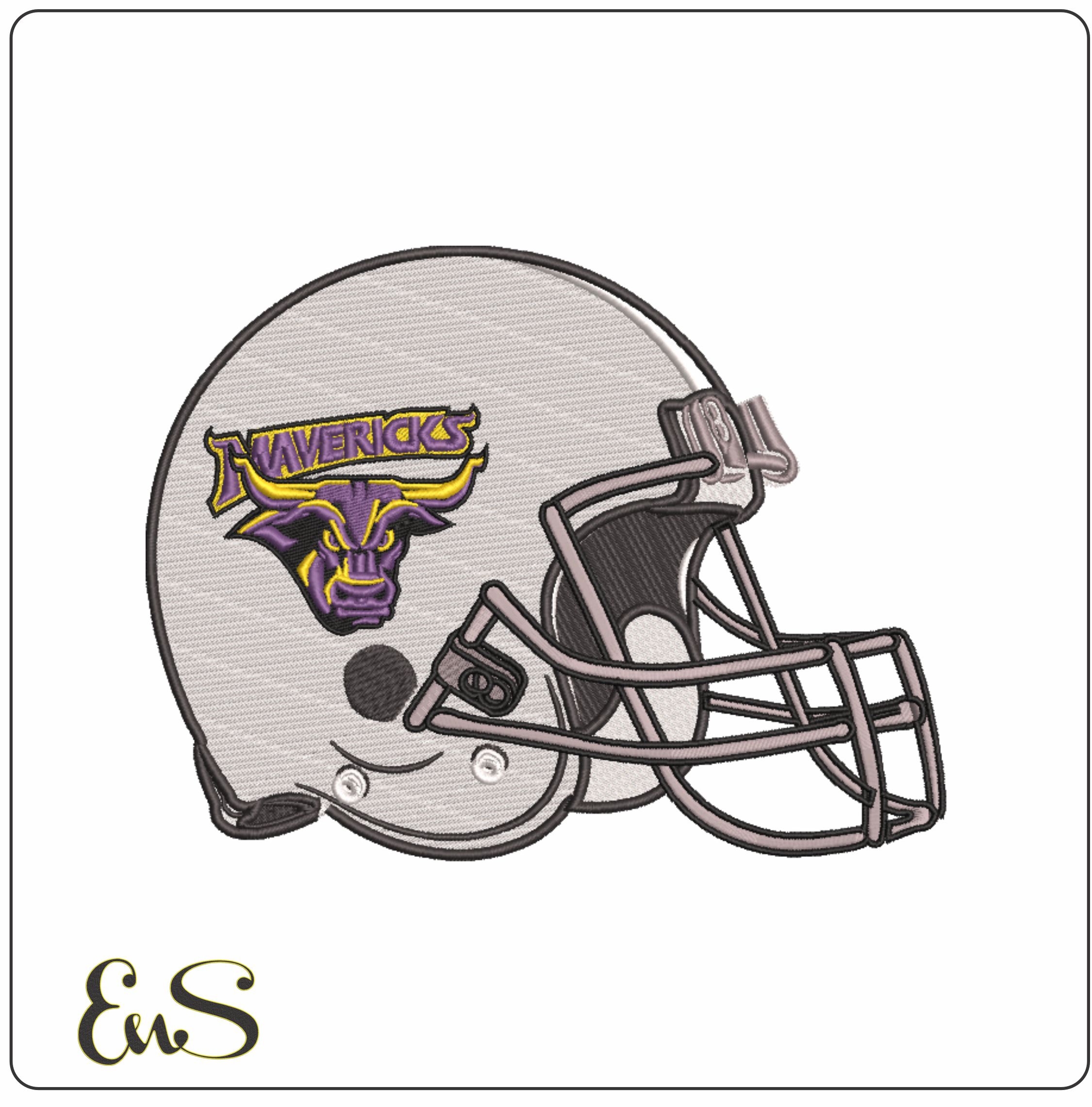 Af Helmet Minnesota State Mavericks No Name 2001 On Minnesota State University
