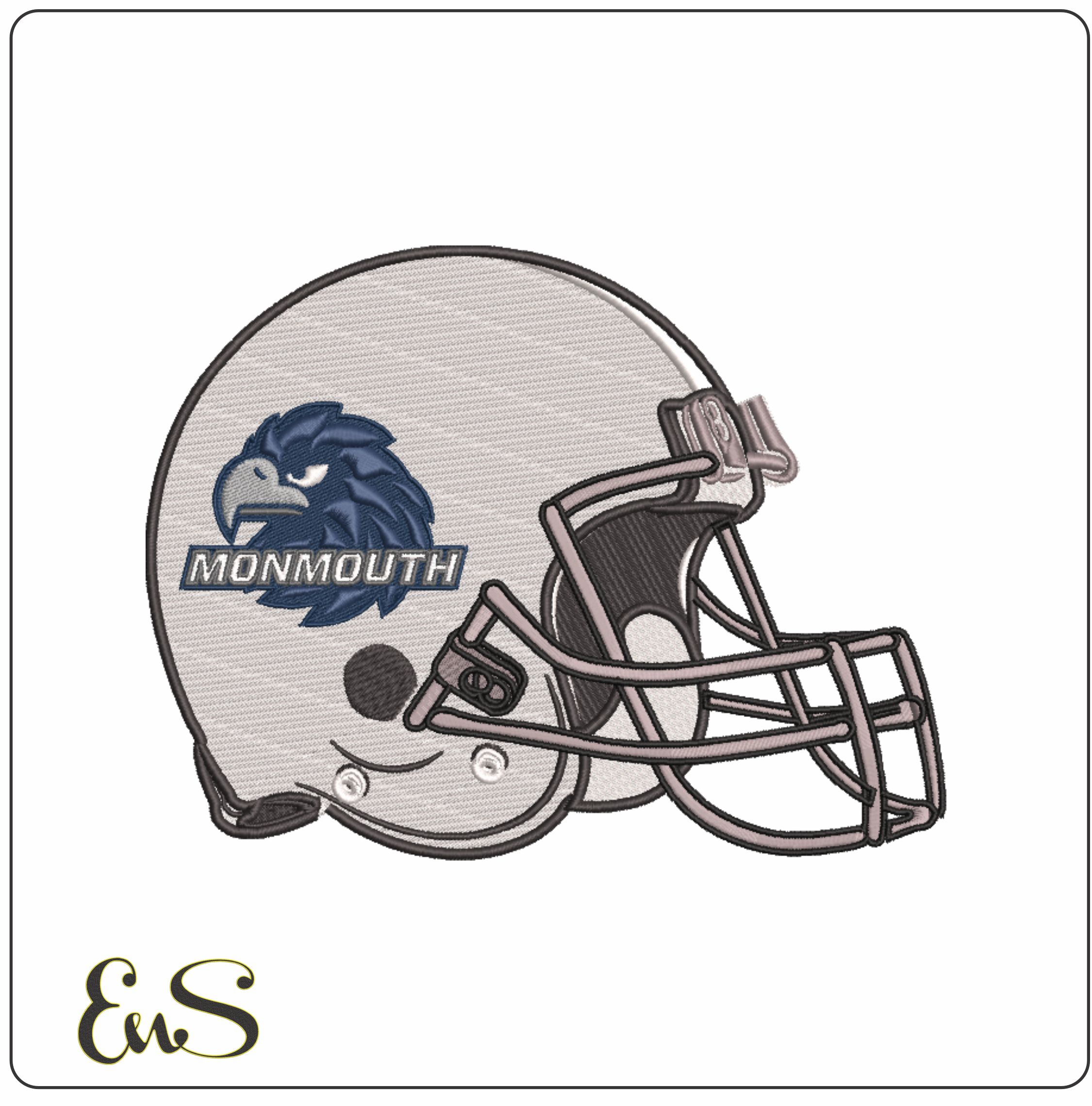 Af Helmet Monmouth Hawks 2014 On Monmouth Univesity
