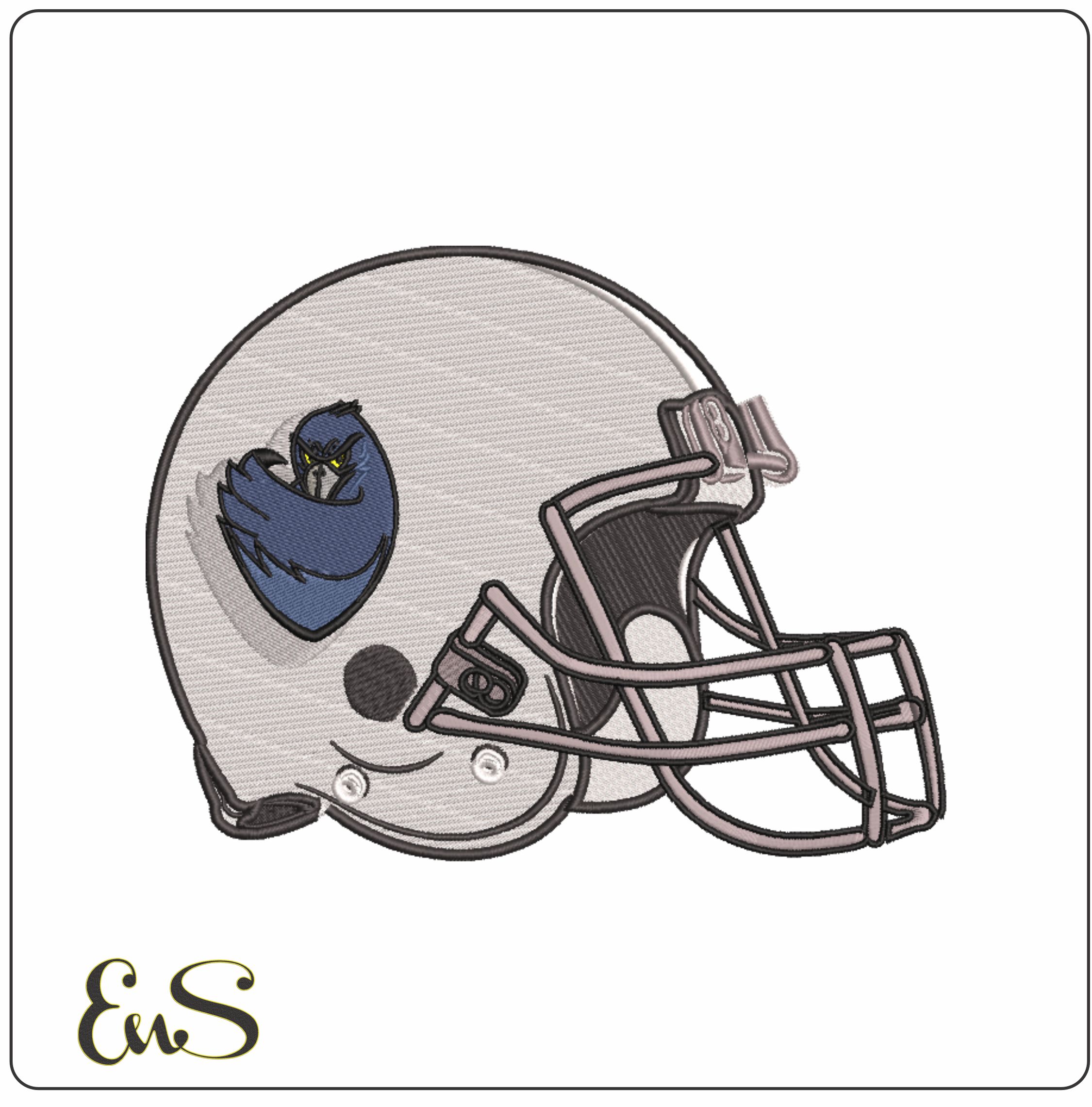Af Helmet Monmouth Hawks No Name 2004 To 2014 Monmouth Univesity