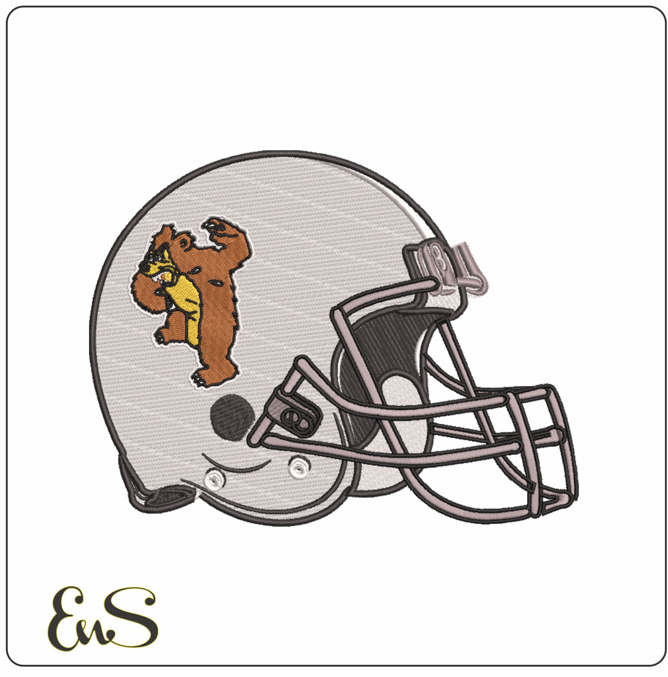 Af Helmet Montana Grizzlies 1966 To 1982 University Of Montana
