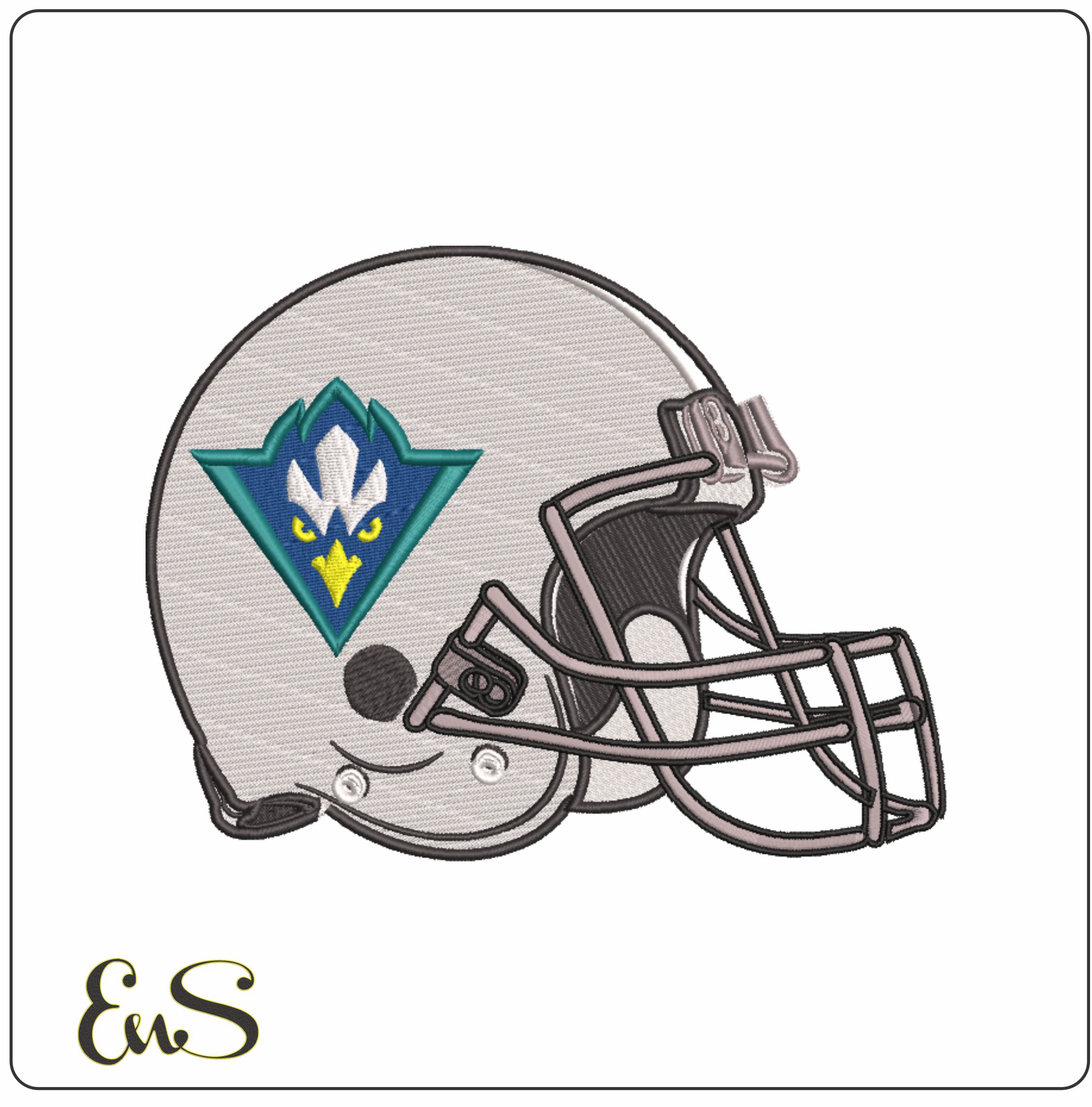 Af Helmet Nc Wilmington Seahawks Only 2015 On University Of North Carolina