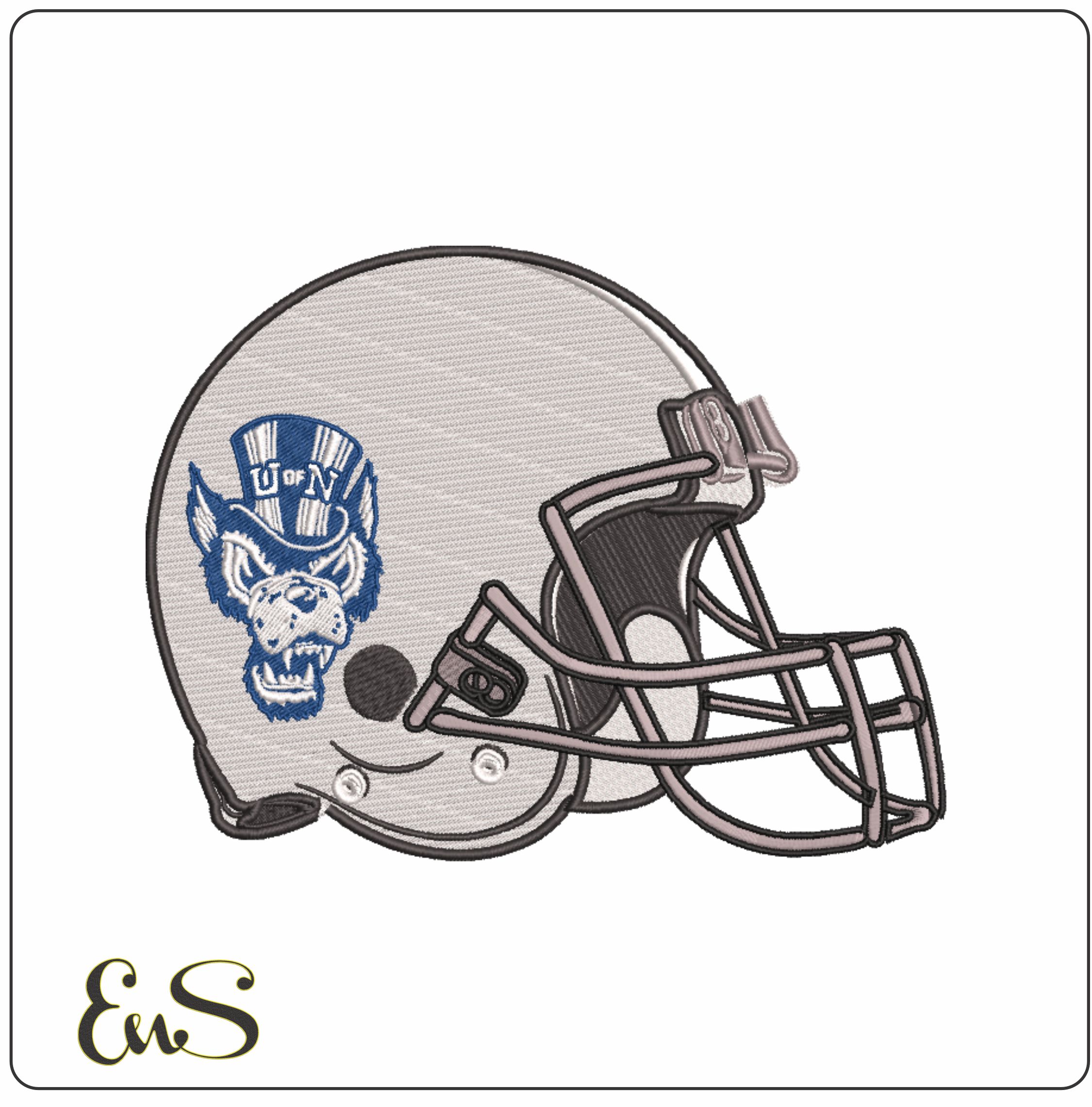 Af Helmet Nevada Wolf Pack 1979 To 1993 University Of Nevada
