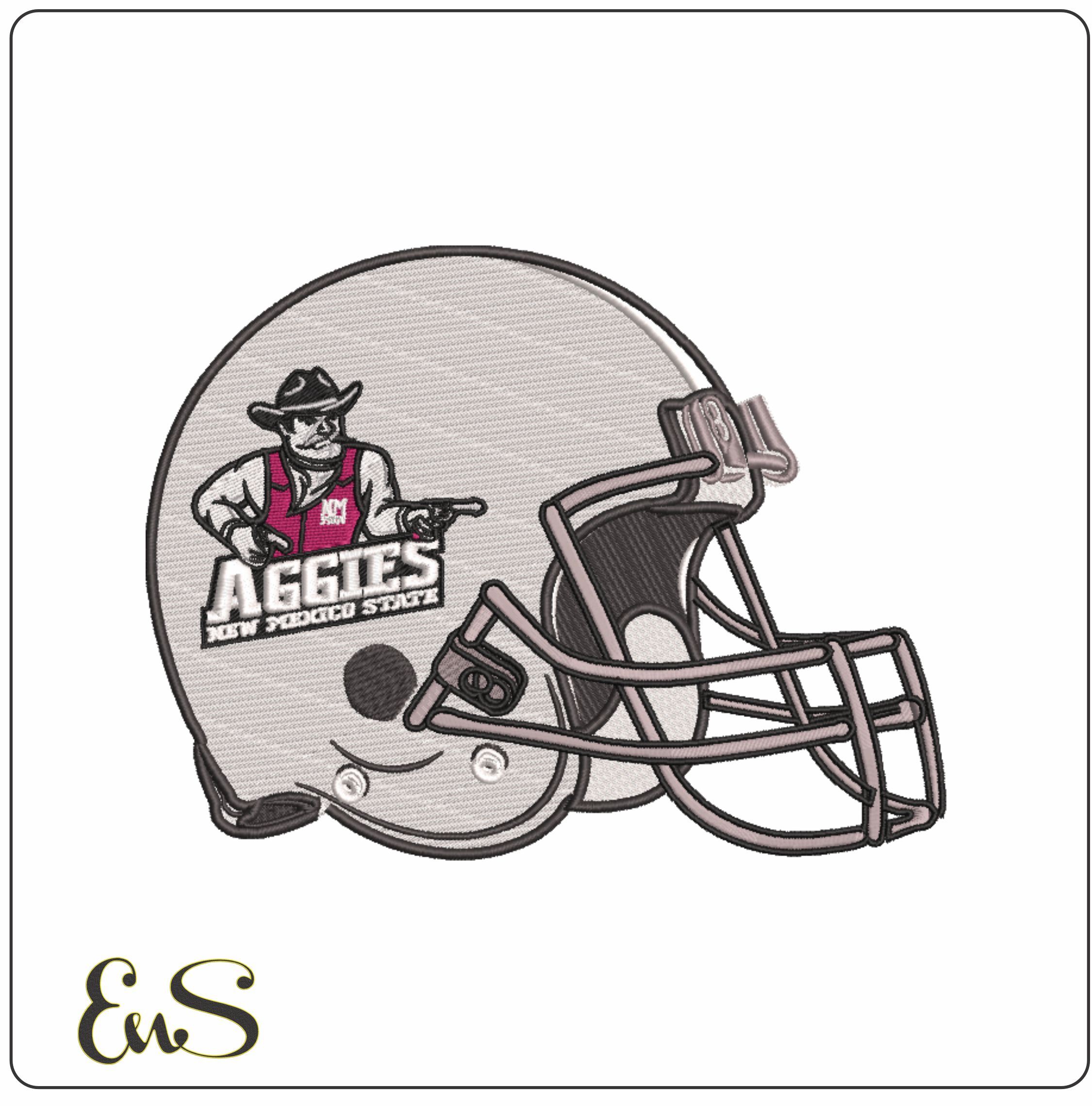 Af Helmet New Mexico State Aggies 2006 To 2016 New Mexico State University
