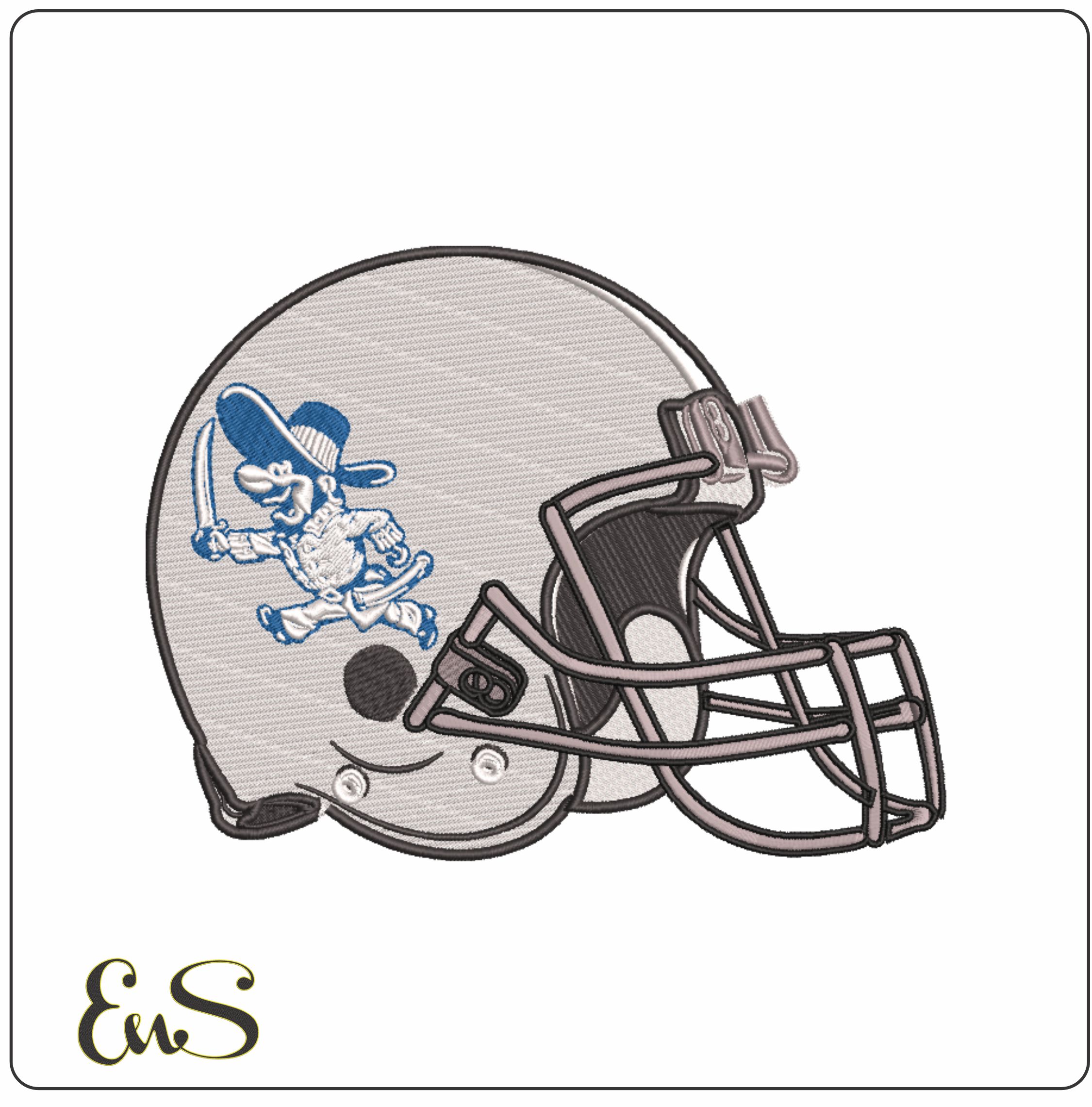 Af Helmet New Orleans Privateers 1978 To 1987 University Of New Orleans
