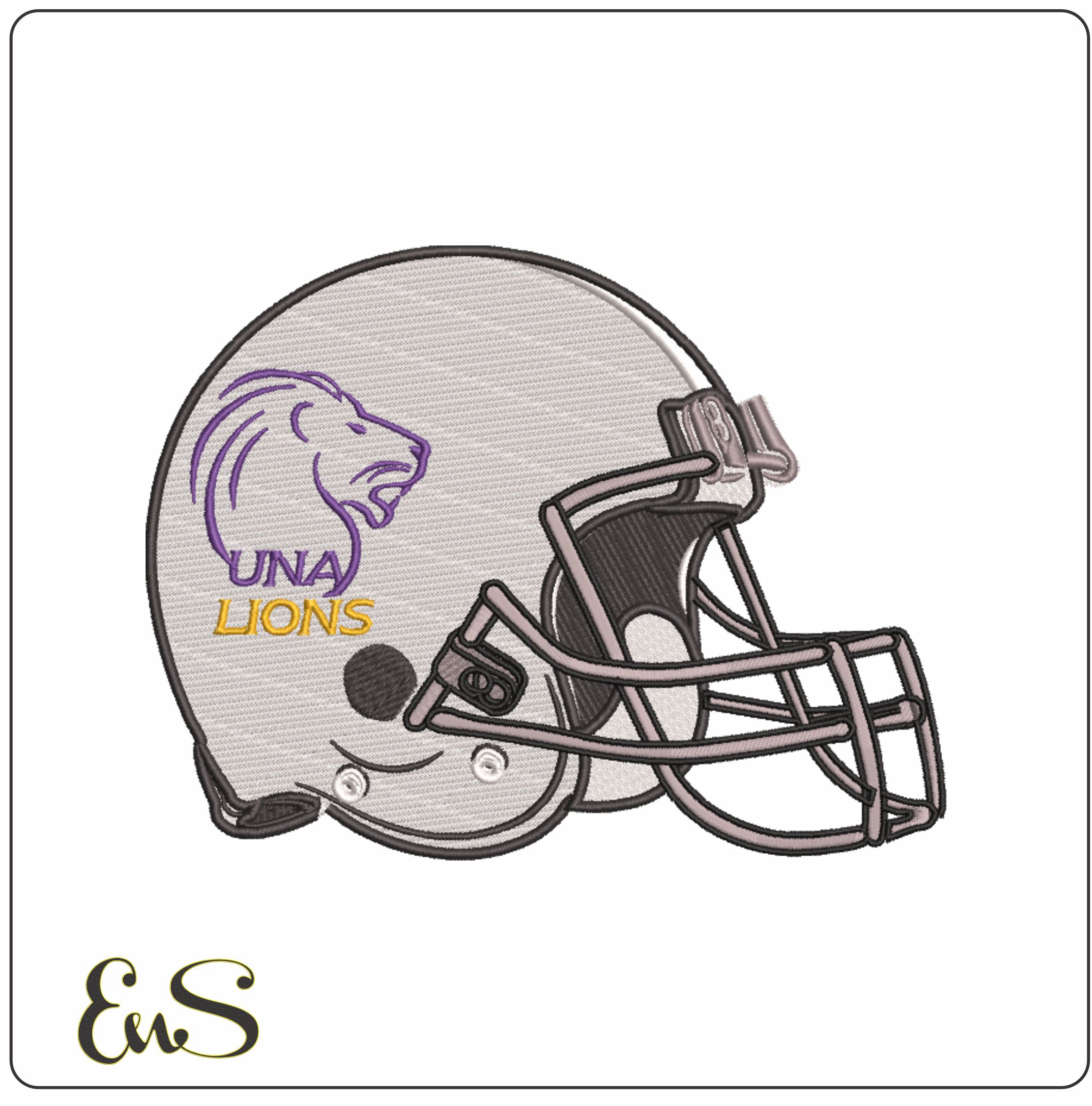 Af Helmet North Alabama Lions 2003 To 2012 University Of North Alabama