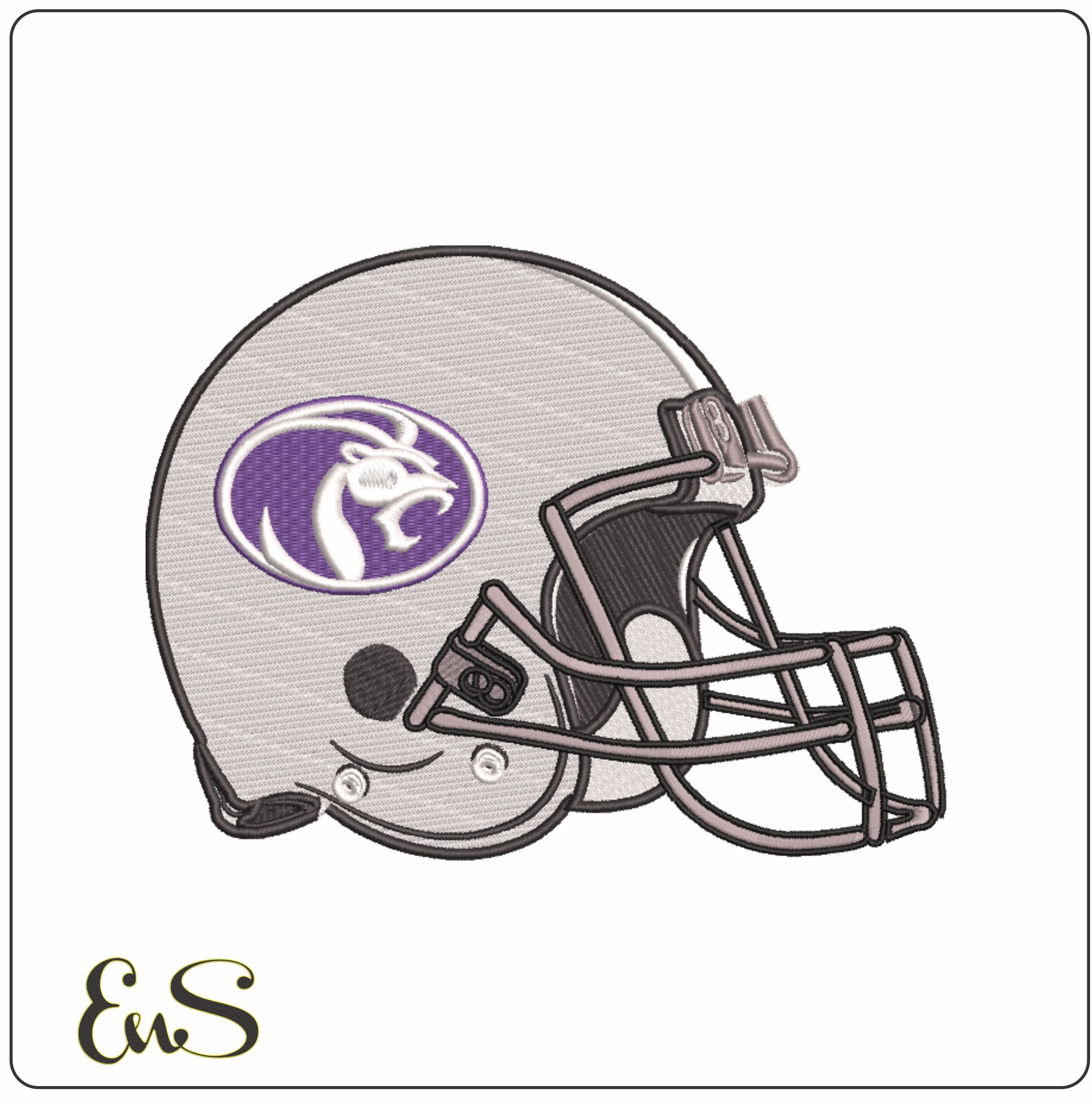 Af Helmet North Alabama Lions Logo 2022 On University Of North Alabama