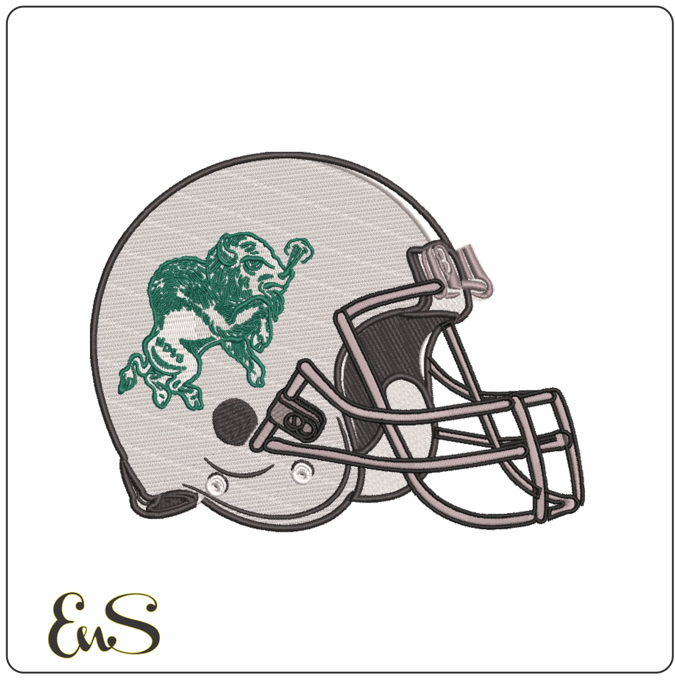 Af Helmet North Dakota State Bison 1972 To 1999 North Dakota State University