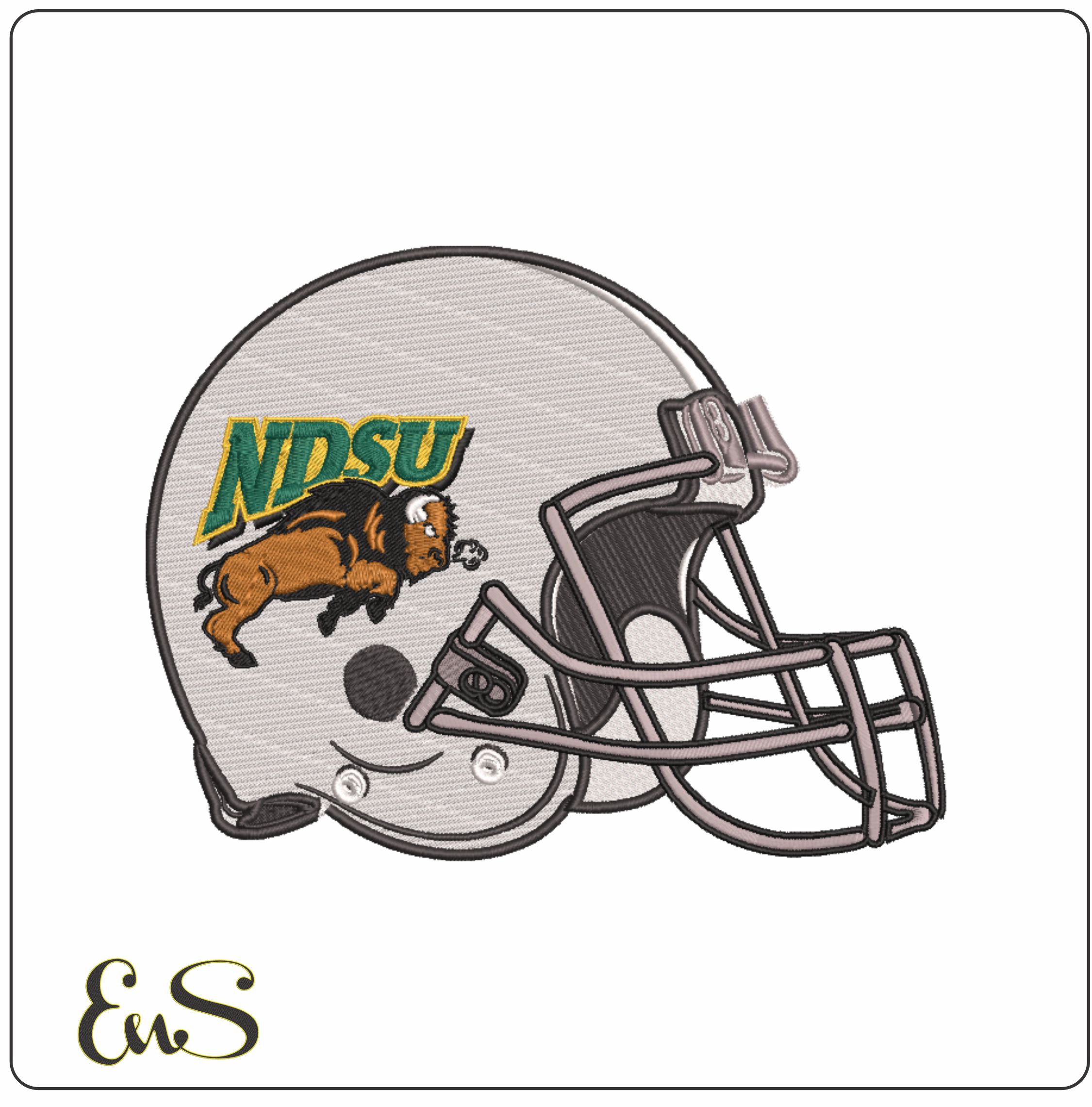 Af Helmet North Dakota State Bison 1999 To 2012 North Dakota State University