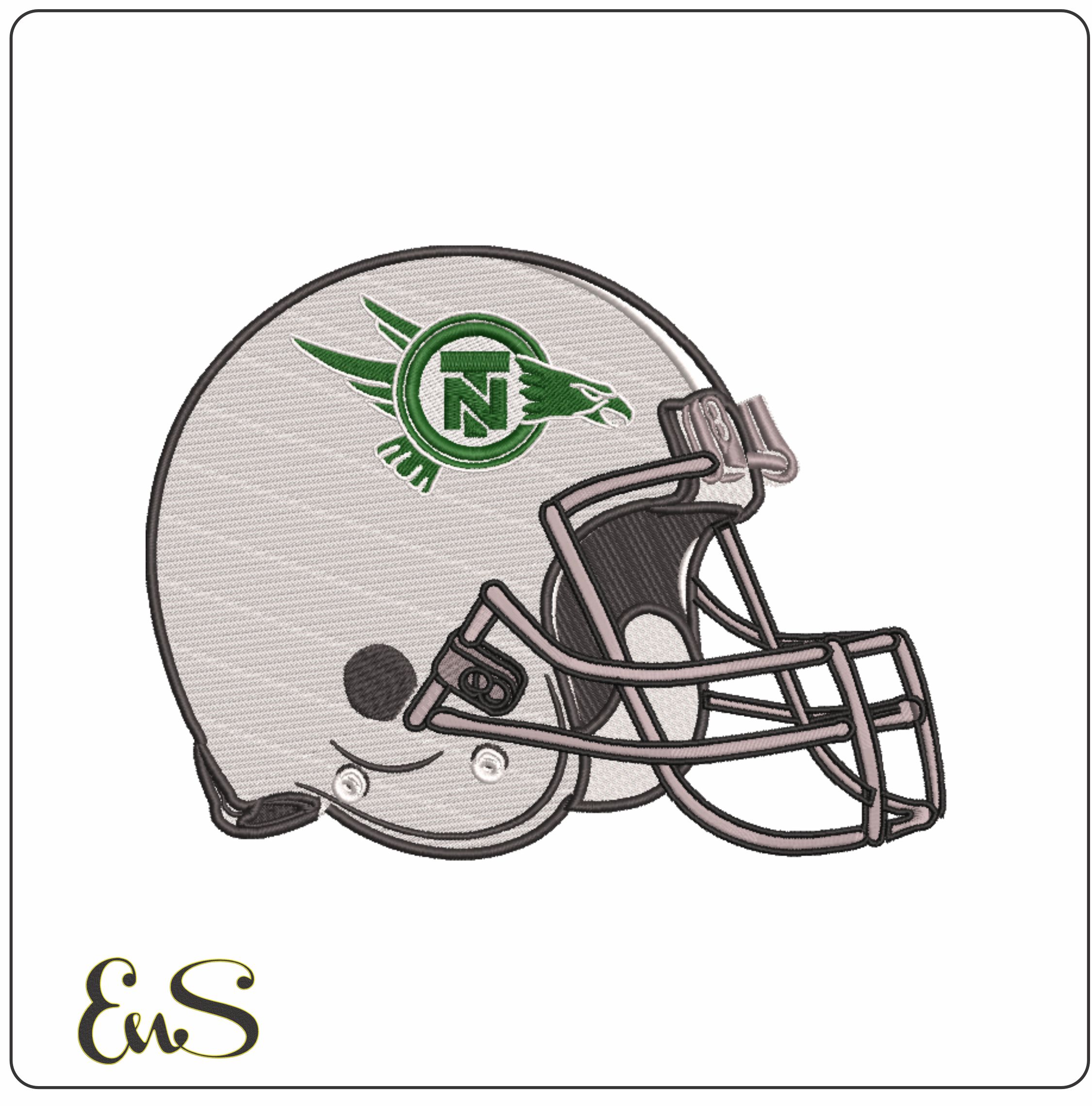 Af Helmet North Texas Mean Green 1983 To 1994 University Of North Texas
