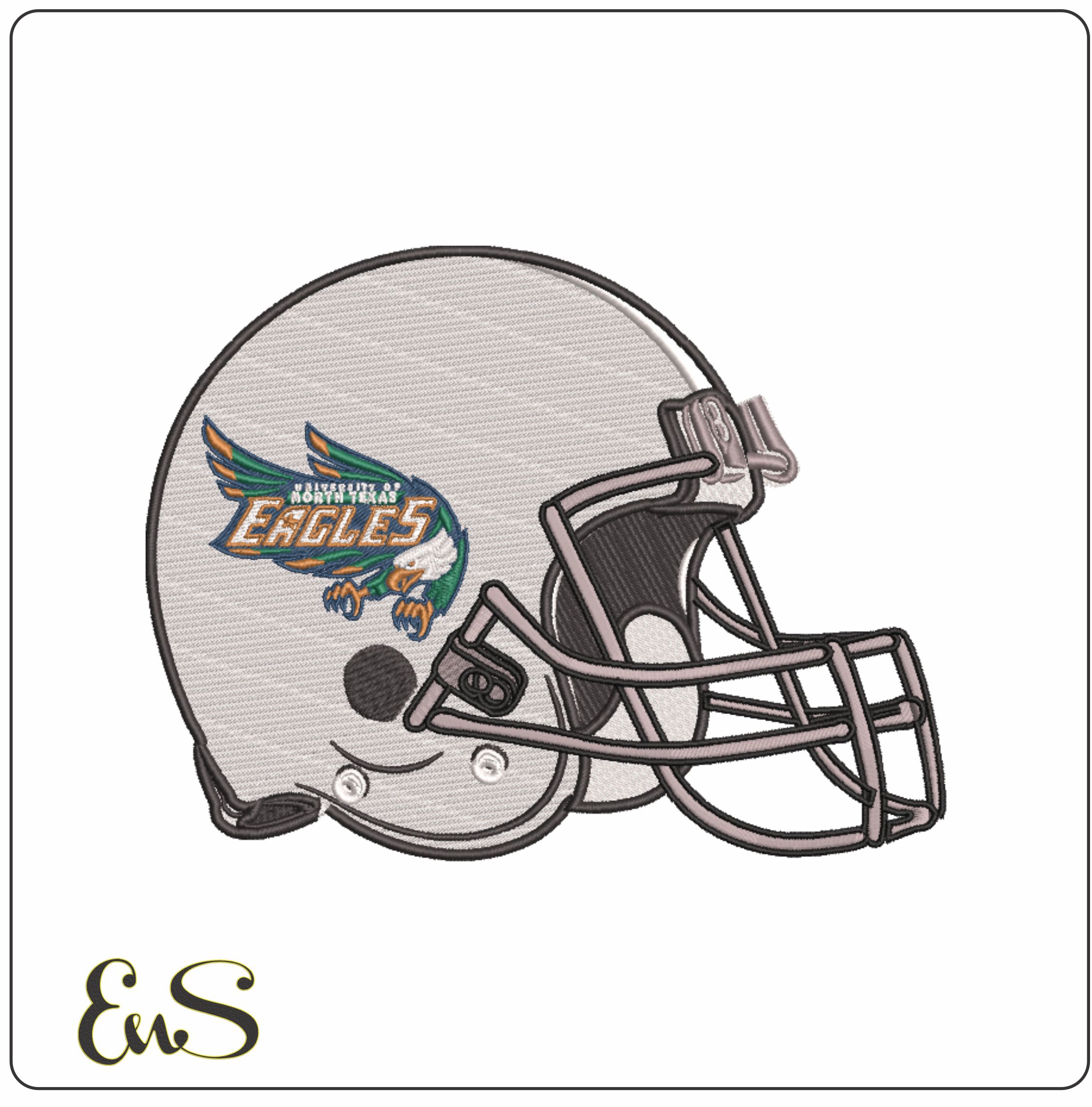 Af Helmet North Texas Mean Green 1994 To 2005 University Of North Texas