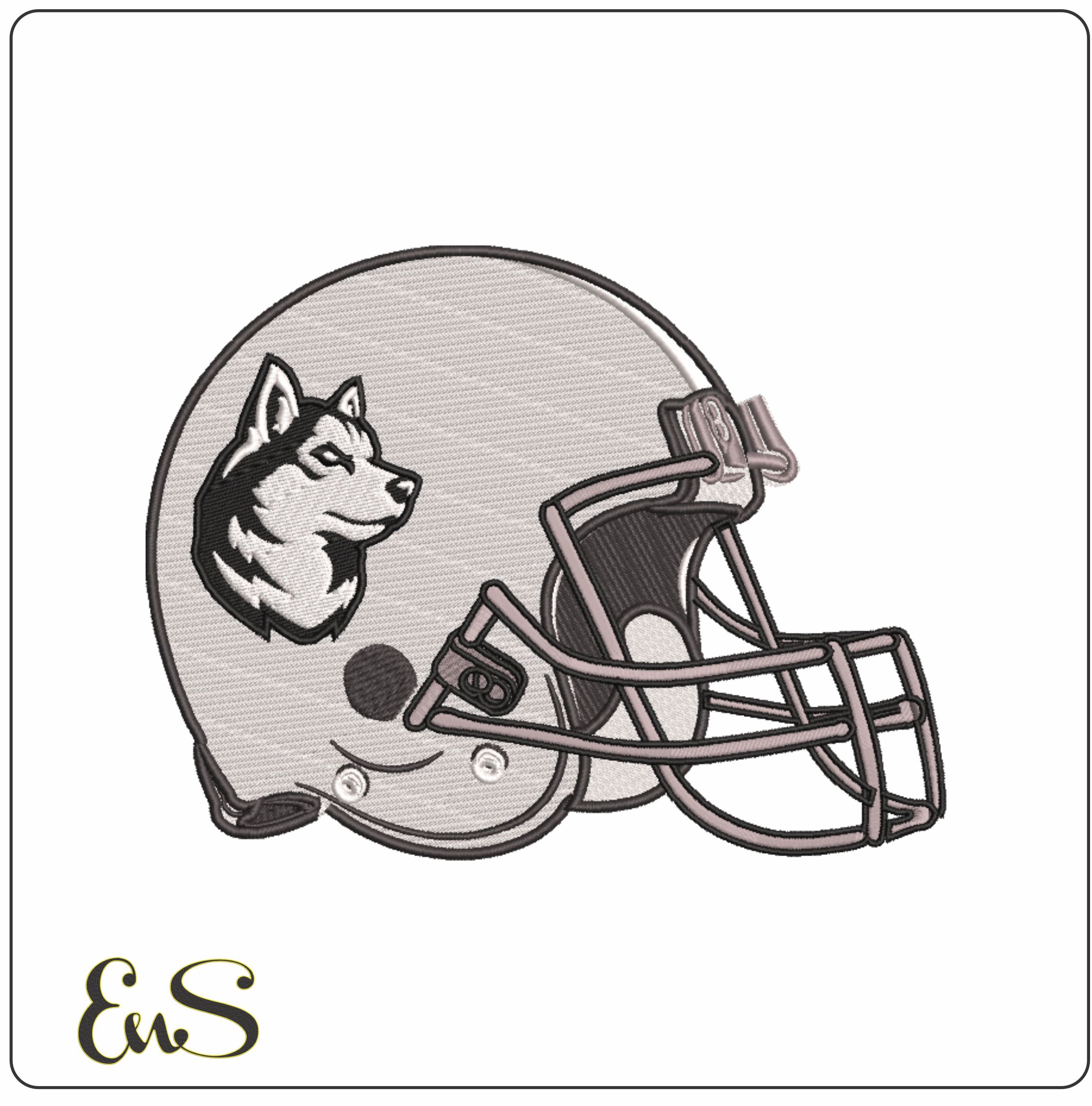Af Helmet Northeastern Huskies Logo 2018 On Northeastern University
