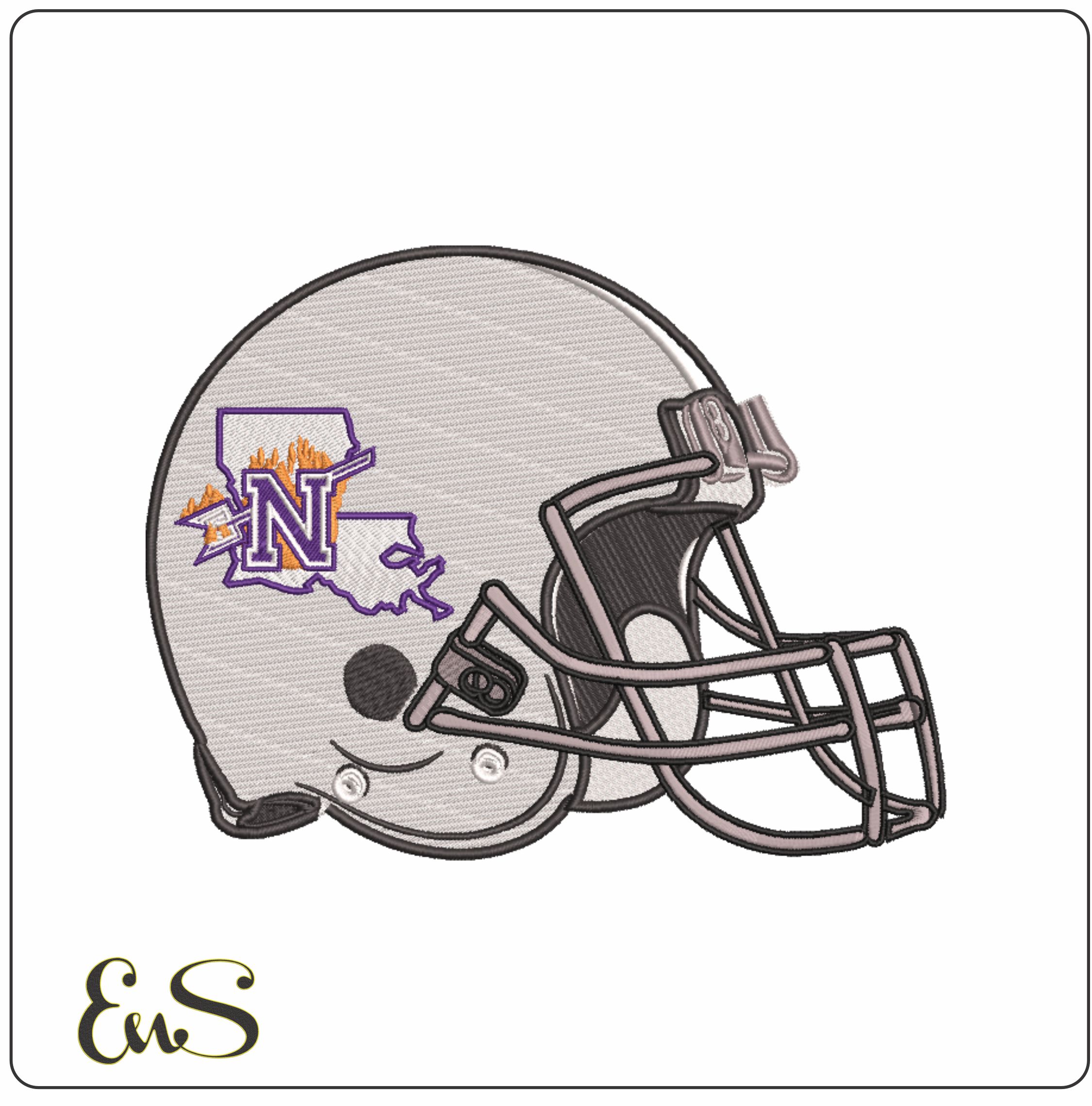 Af Helmet Northwestern State Demons 2008 To 2014 Northwestern University