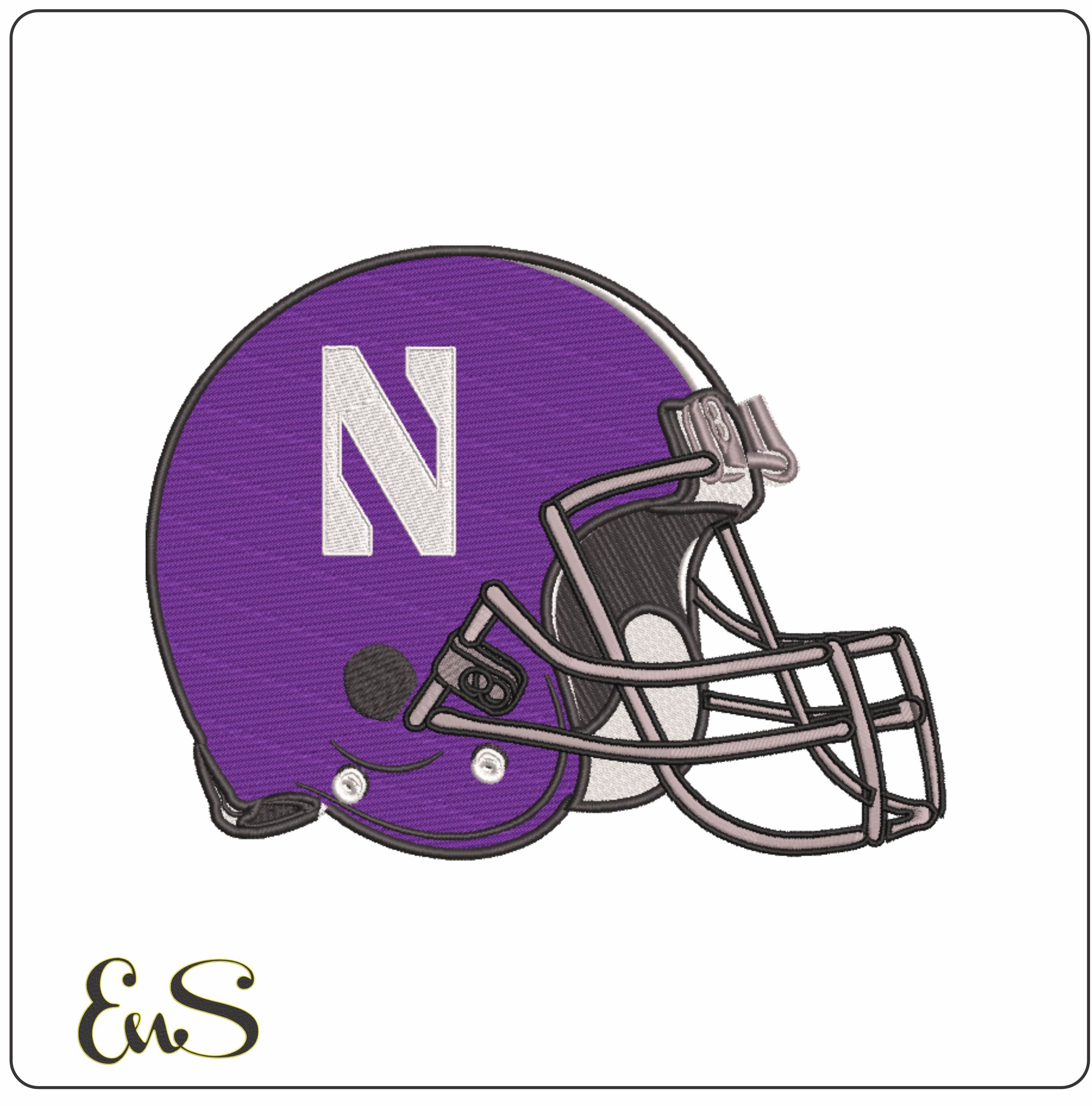 Af Helmet Northwestern Wildcats 2012 On Northwestern University