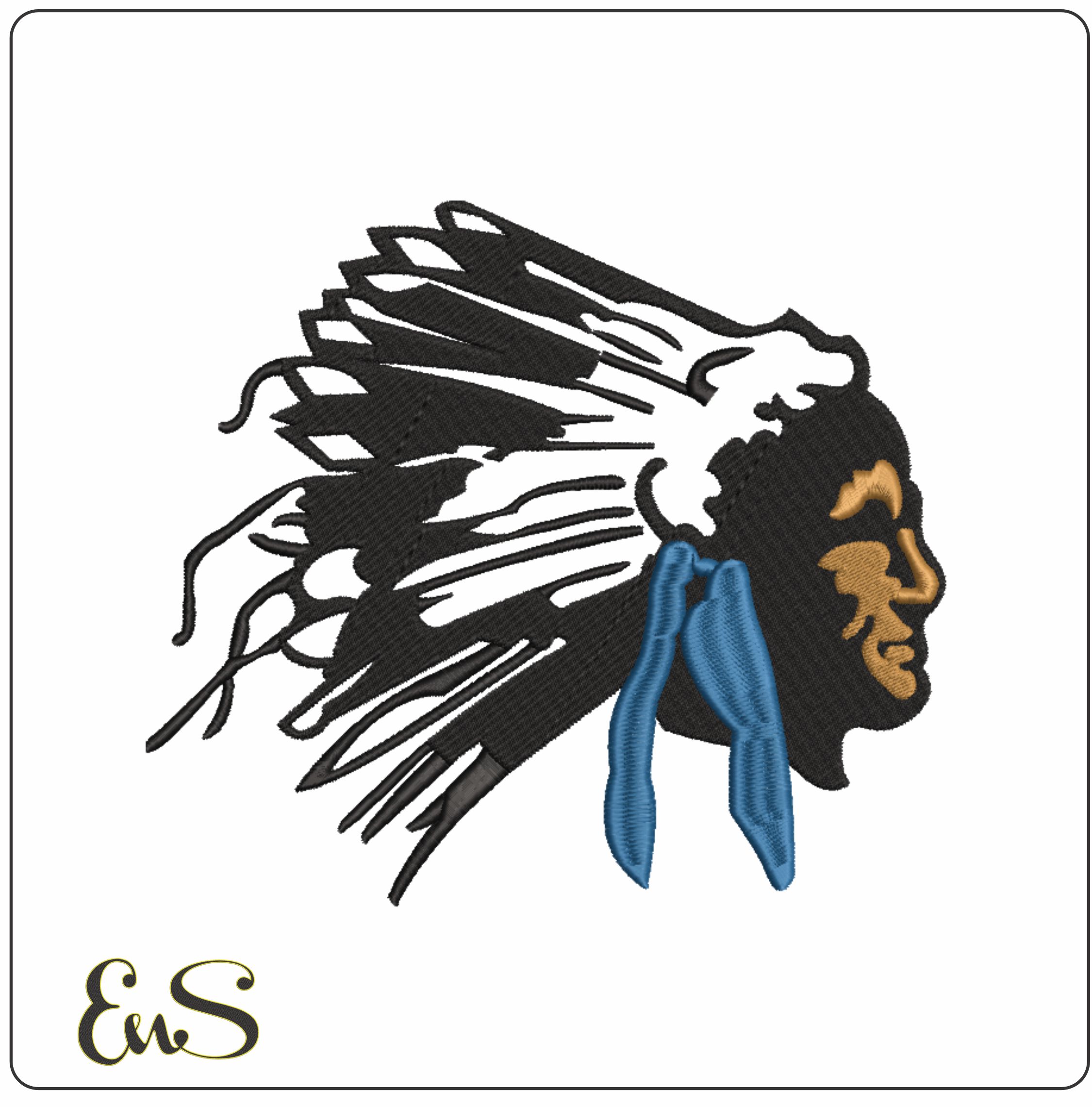 Indiana State Sycamores Indian Head 1968 College