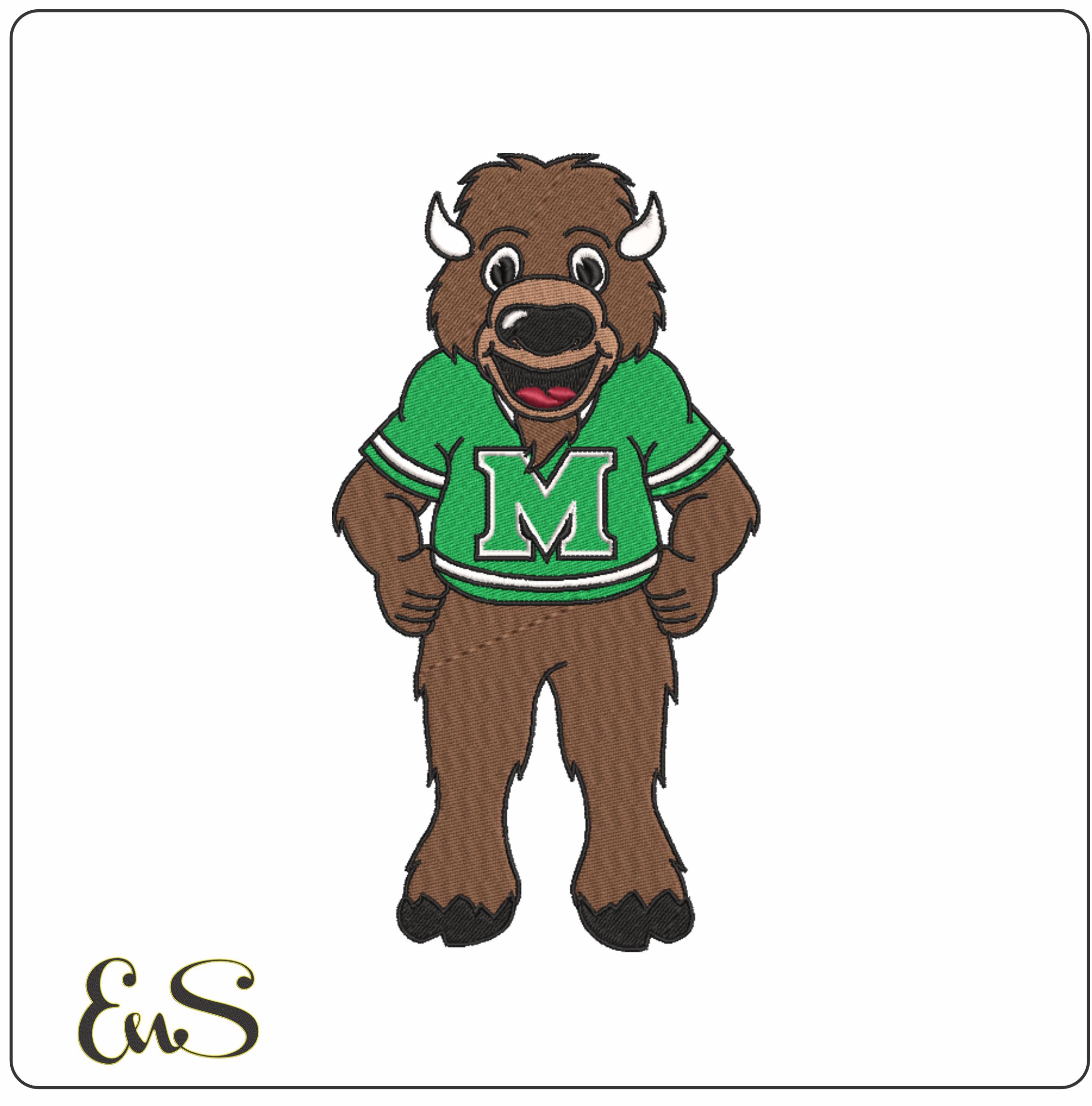 Marshall Thundering Herd Mascot Marshall University