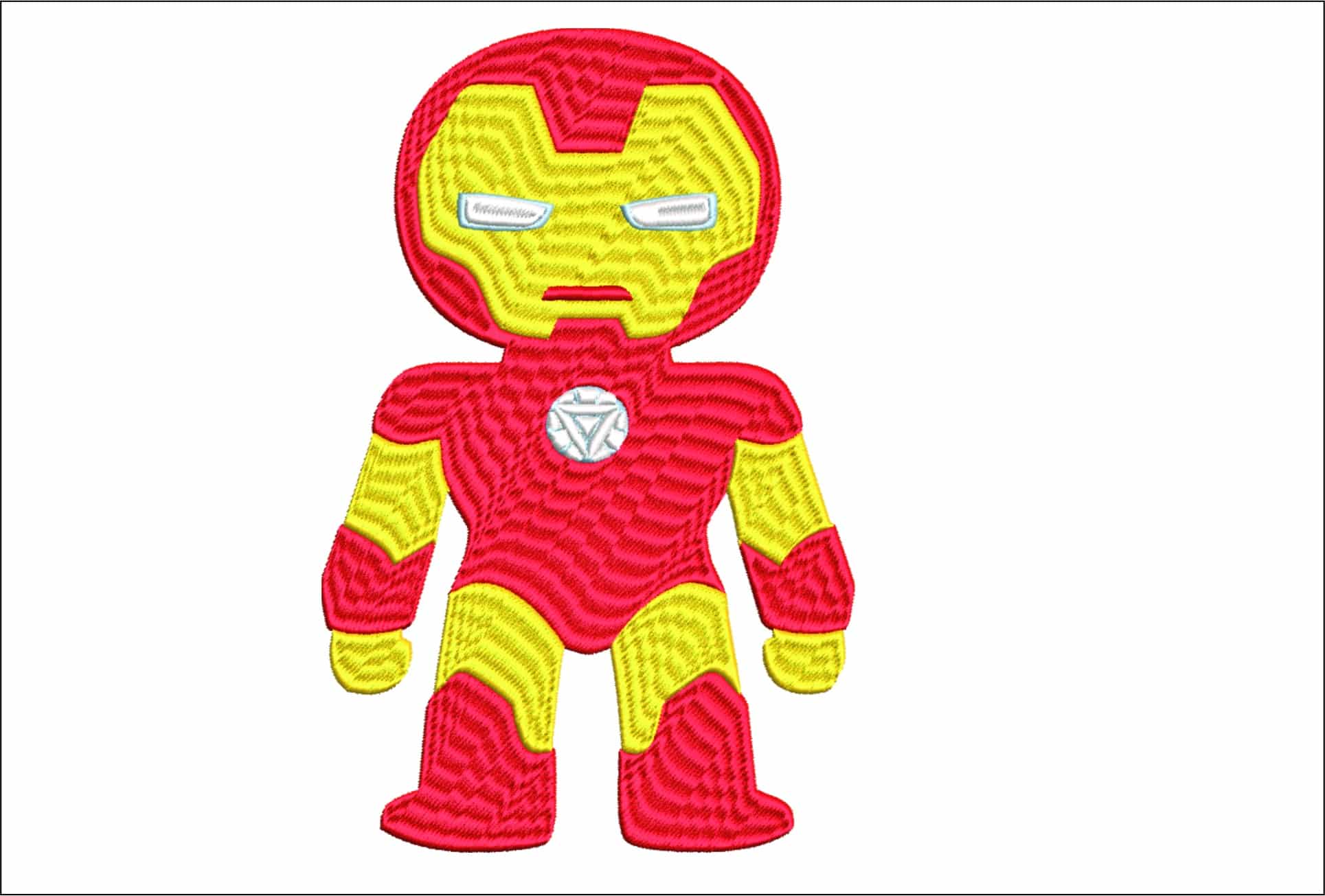 Baby Iron Man embroidery design - Baby super hero design machine pattern Baby toddler embroidery file - instant download in a frame