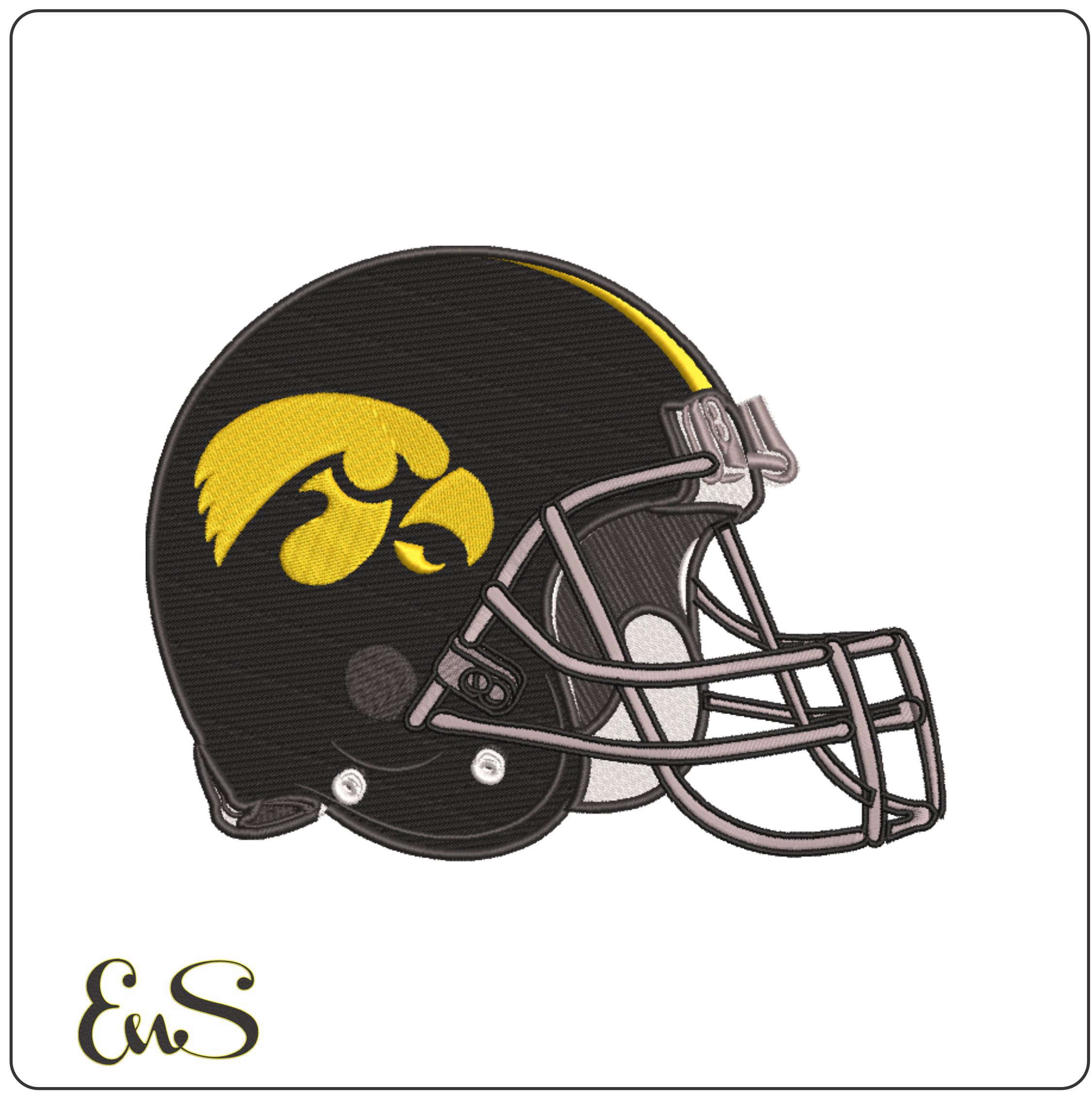 American Football Helmet Iowa Hawkeyes University Of Iowa