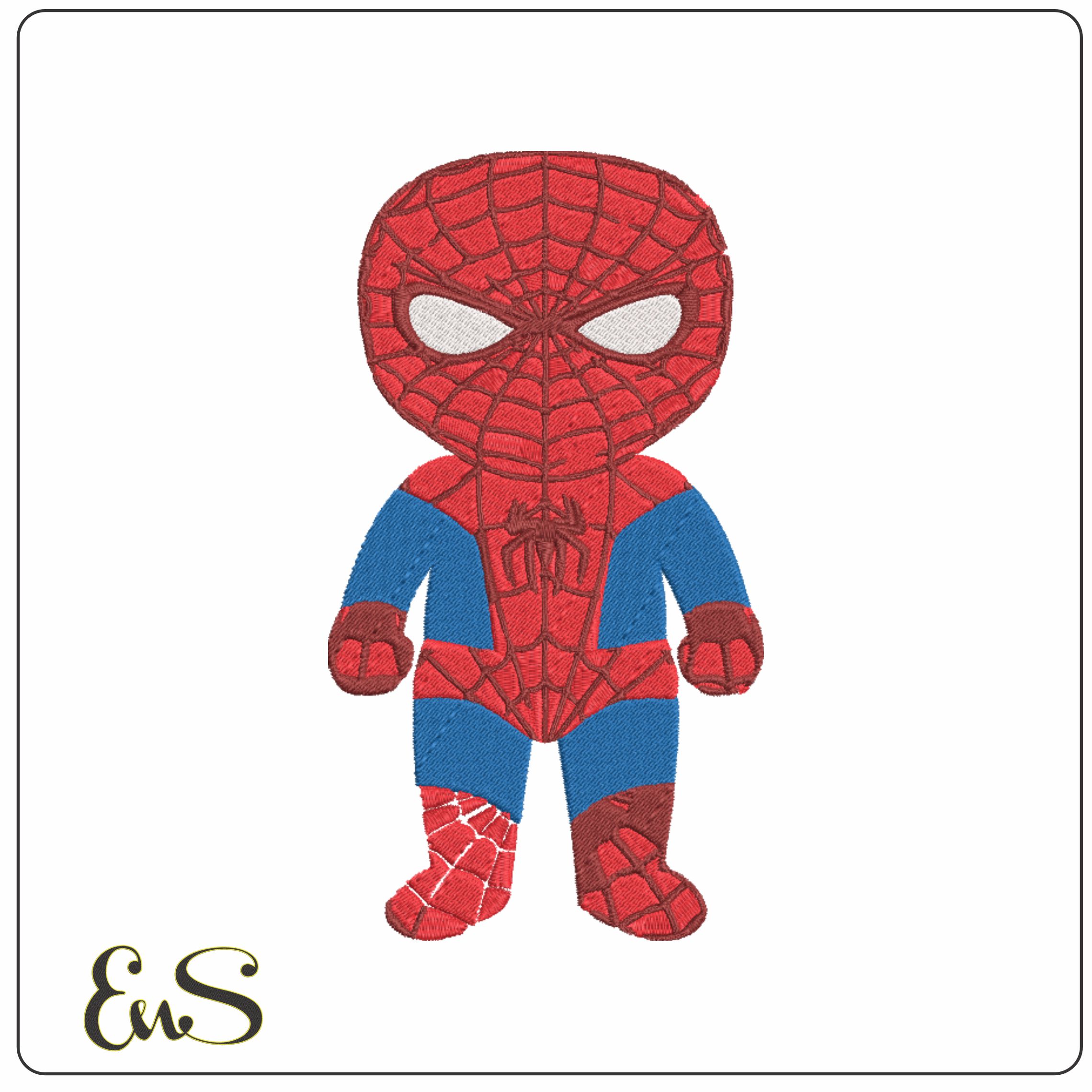 Cool Baby SpiderMan embroidery design Cool Baby super hero design machine pattern Baby toddler embroidery file instant download in a frame