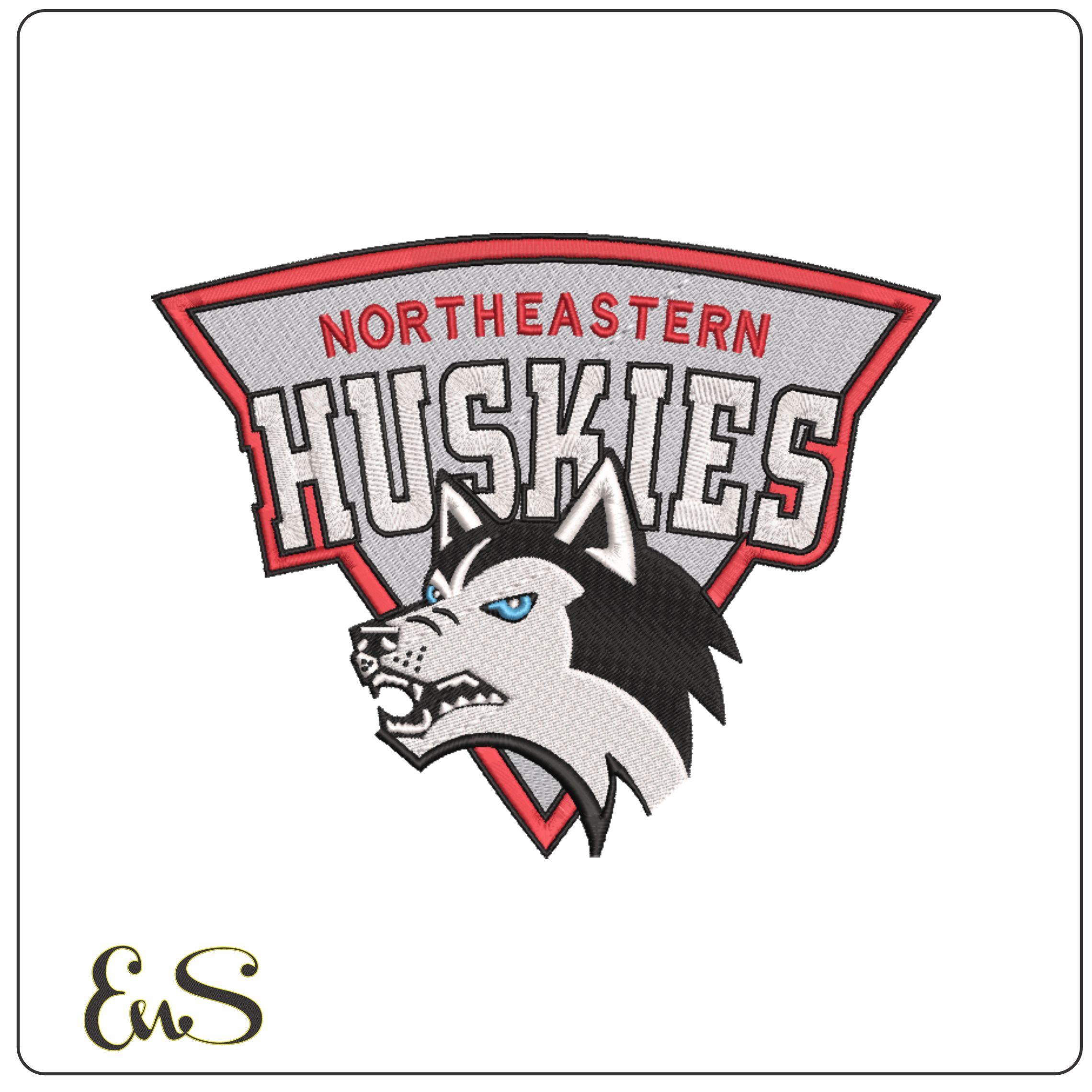 Northeastern Huskies Logo 1992 To 2000 Northeastern University