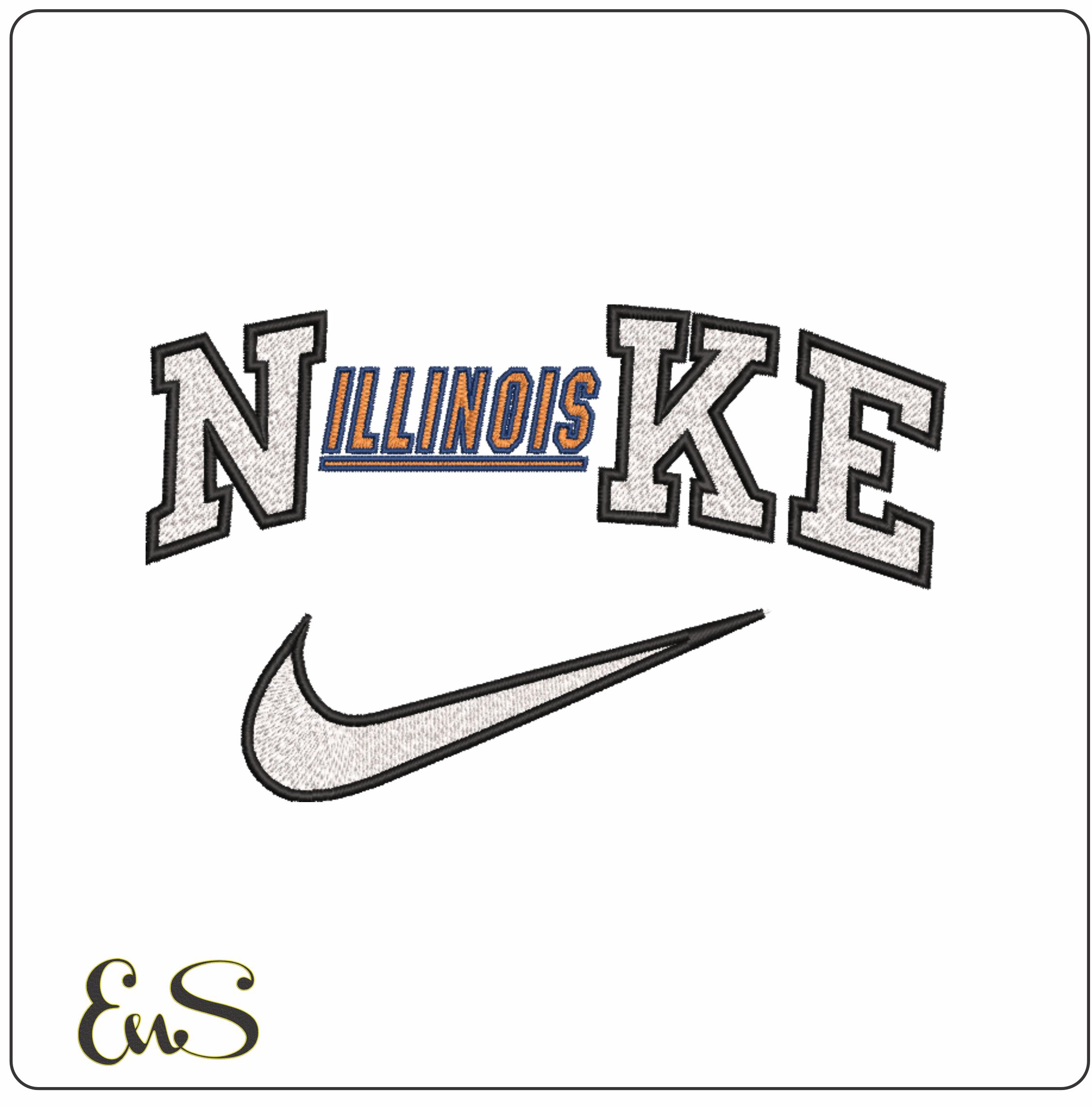 Nike Illinois Fightin Illini 1995 To 2014 University Of Illinios