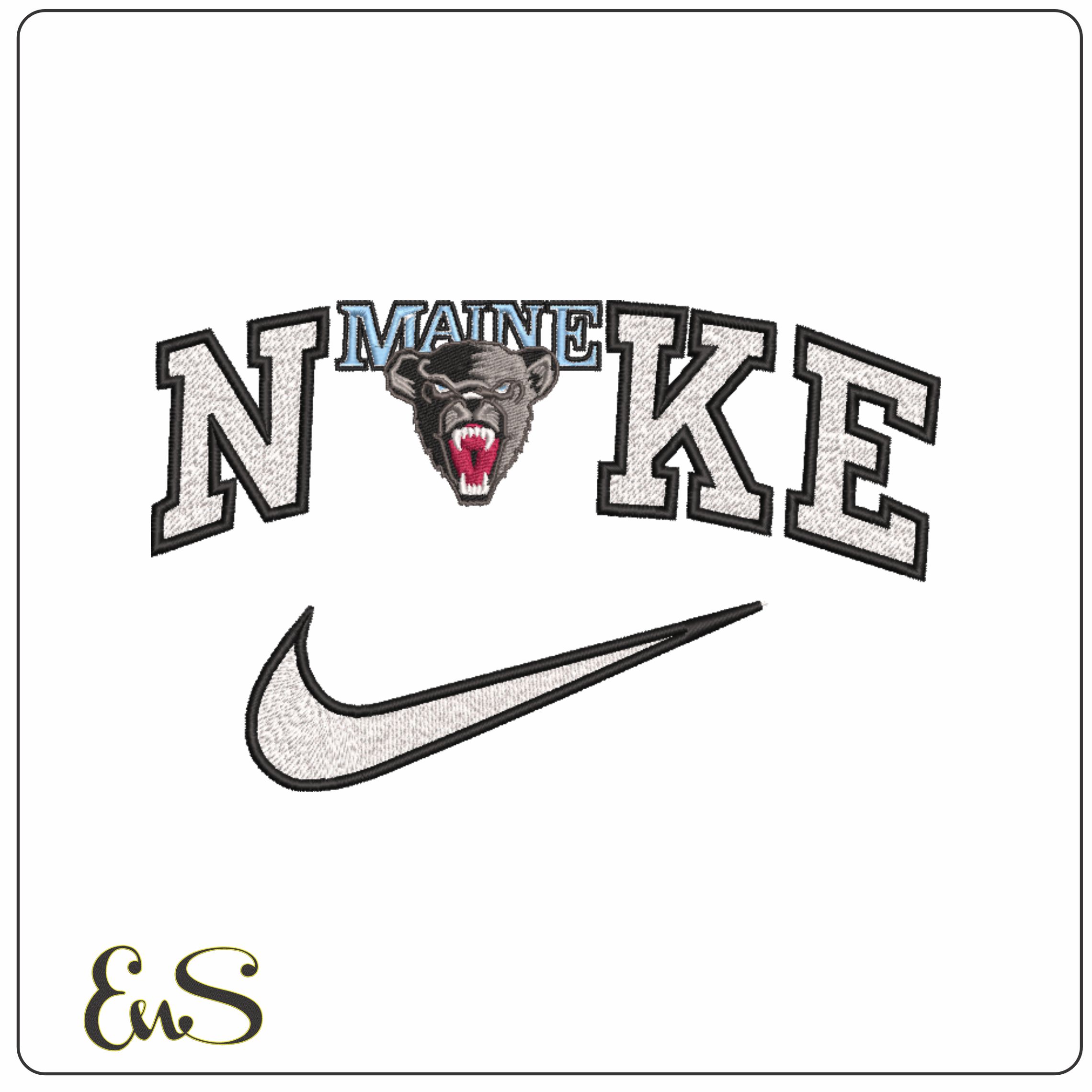 Nike Maine Black Bears 1980 On University Of Maine