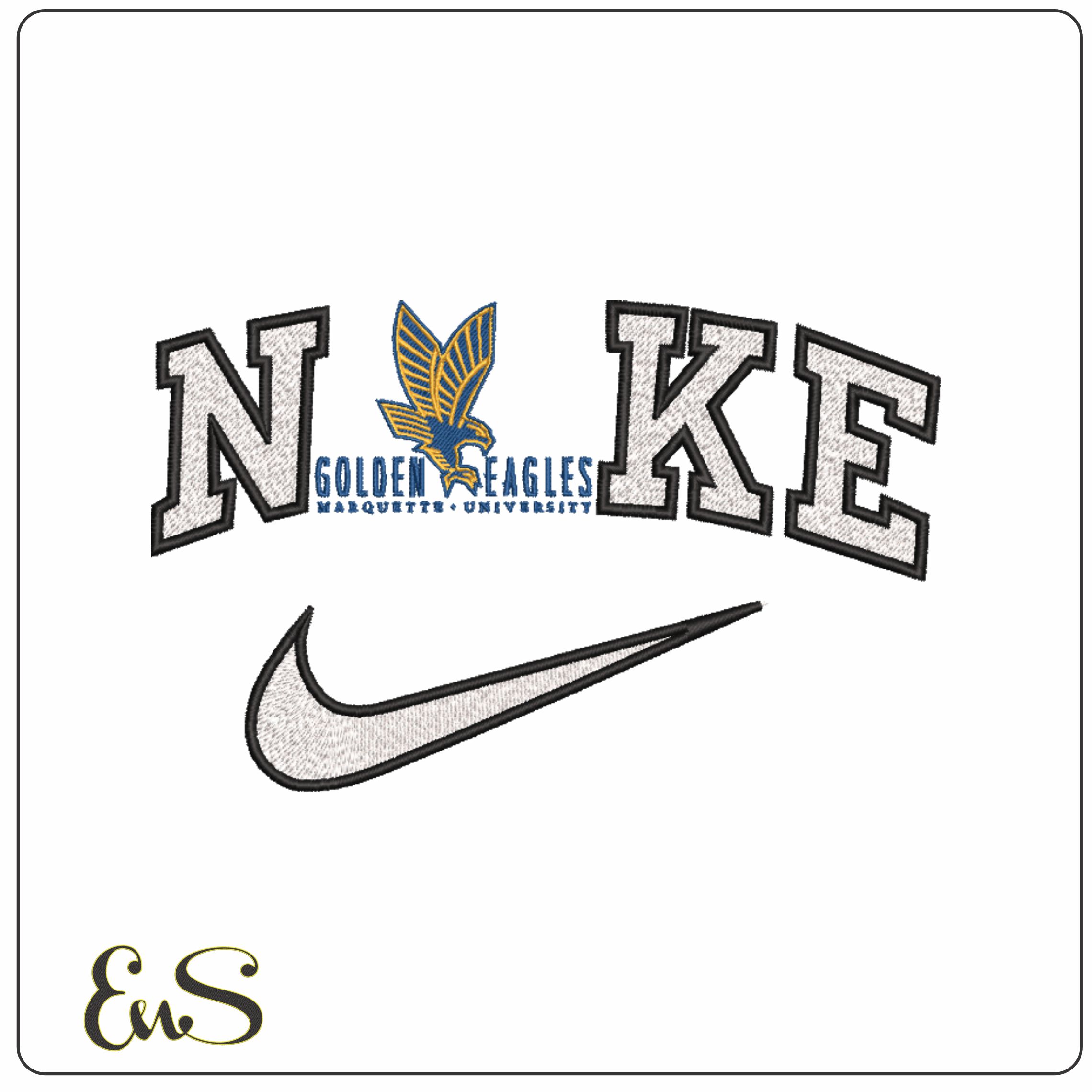 Nike Marquette Golden Eagles Head 1994 To 2005 Marquette University