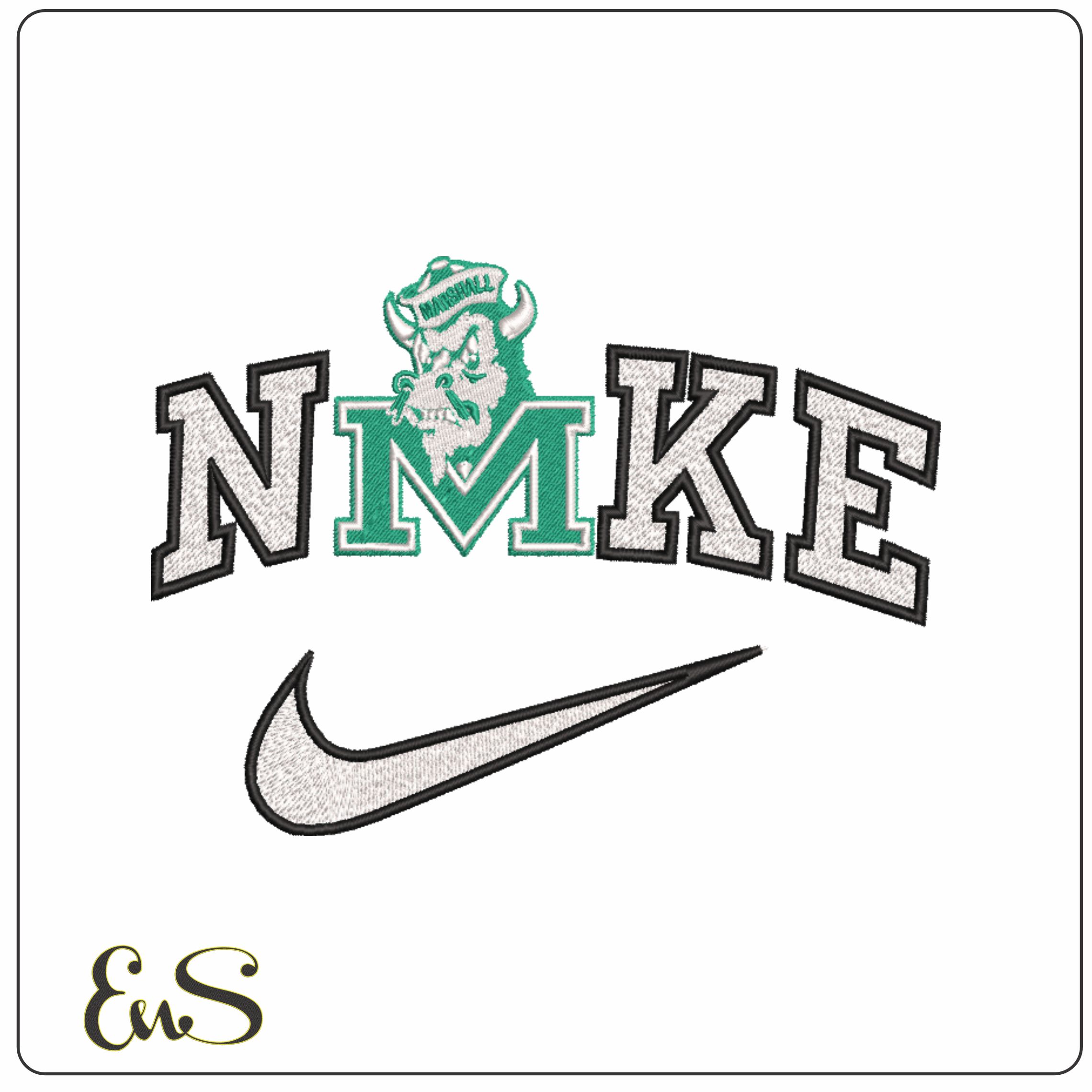 Nike Marshall Thundering Herd 1970 To 2001 Marshall University