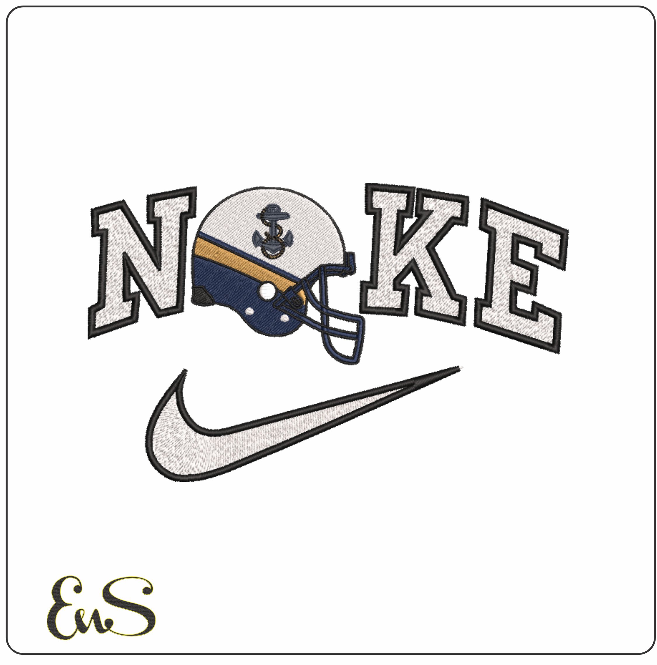 Nike Navy Midshipmen Helmet Annapolis Usa Naval Academy