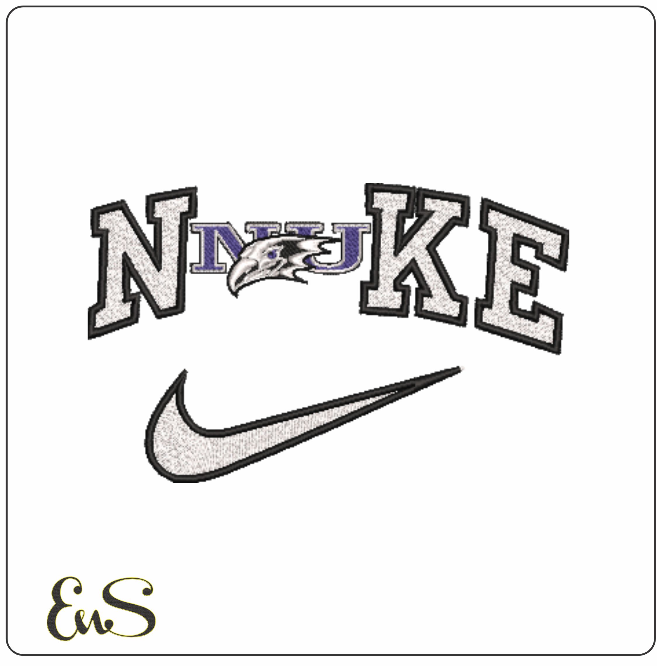 Nike Niagara Purple Eagles Logo 2001 On Niagara University