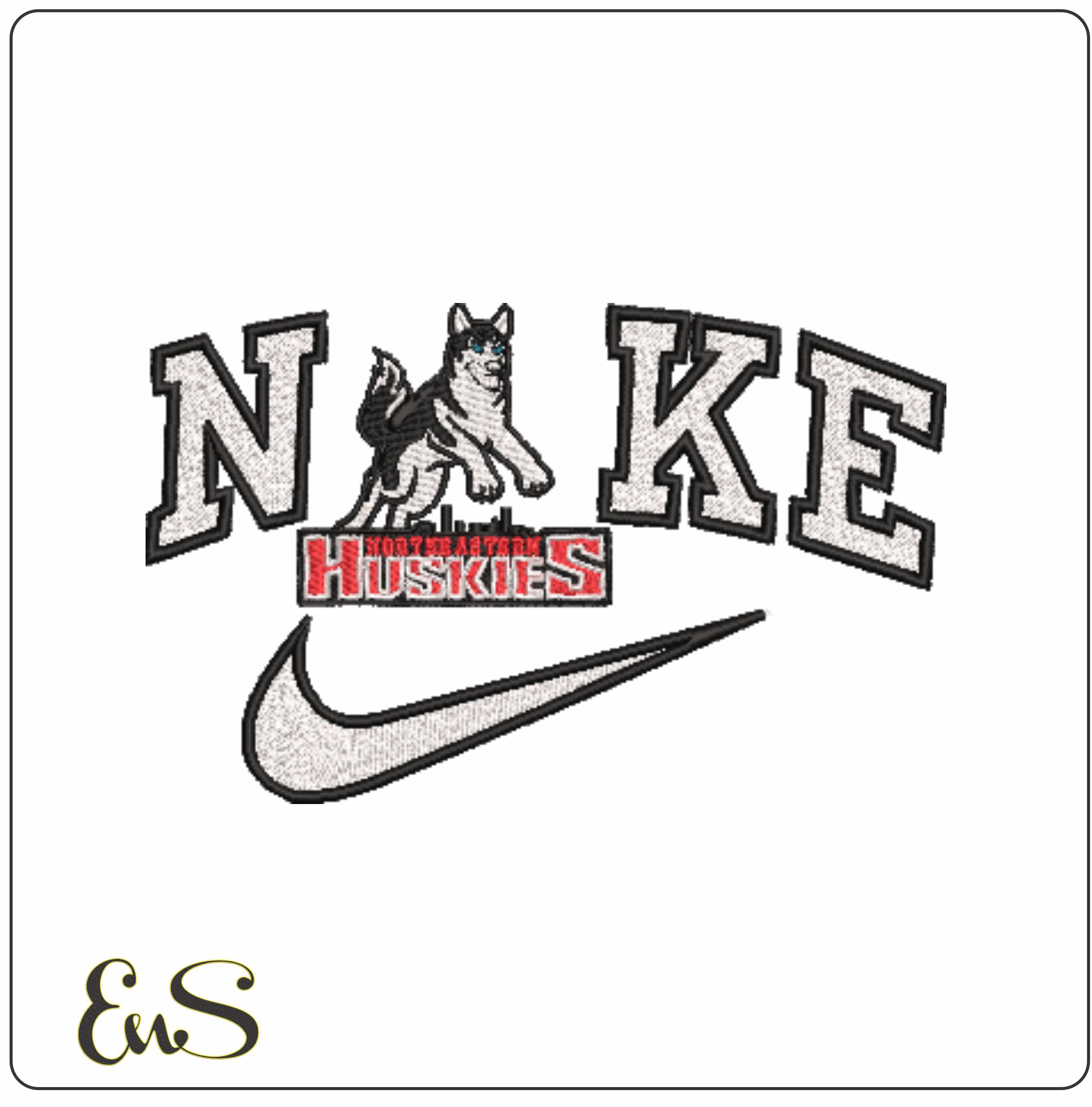 Nike Northeastern Huskies Logo 2000 To 2006 Northeastern University