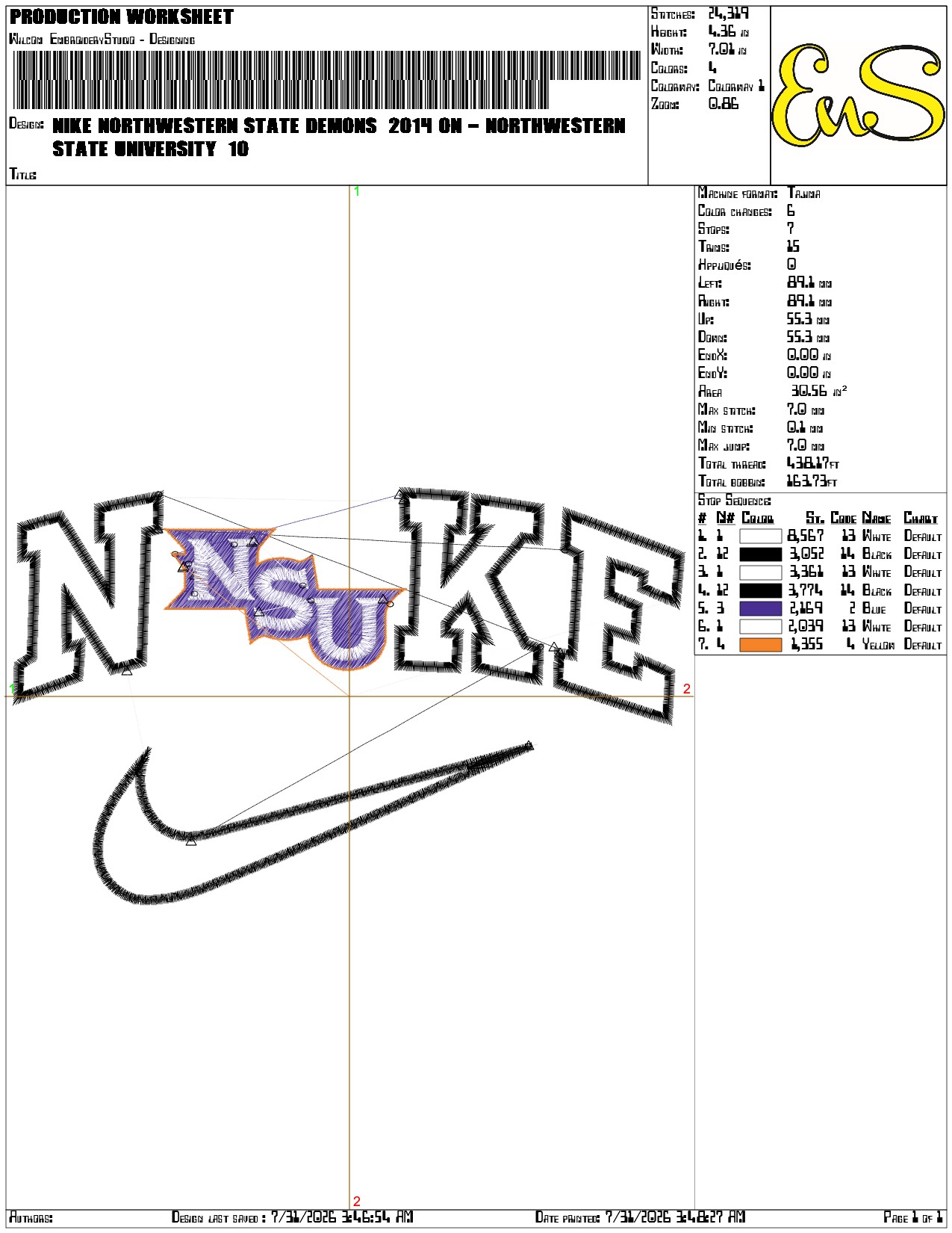 Nike Northwestern State Demons 2014 On Northwestern University
