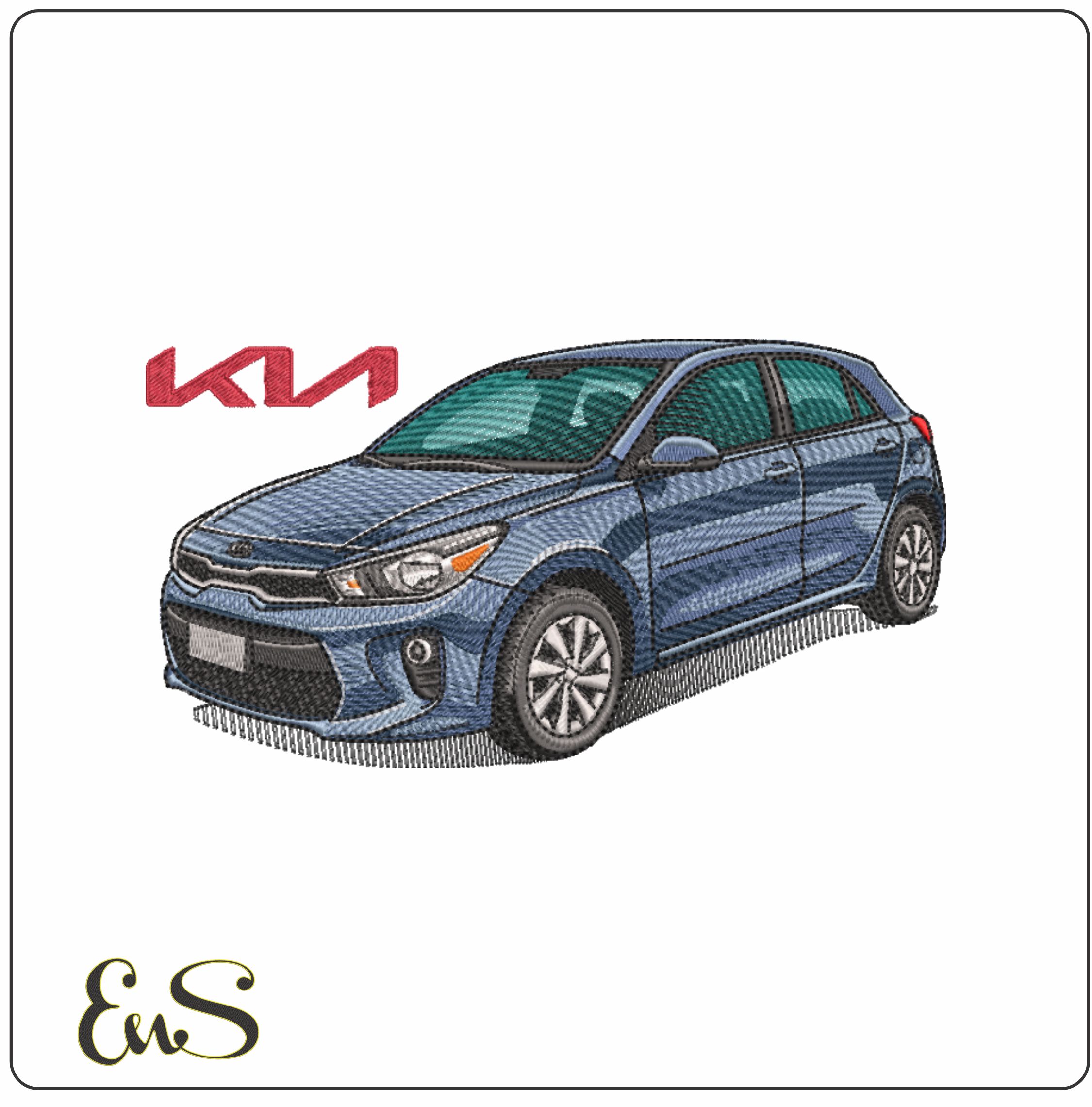 Kia Rio Hatchback With Logo