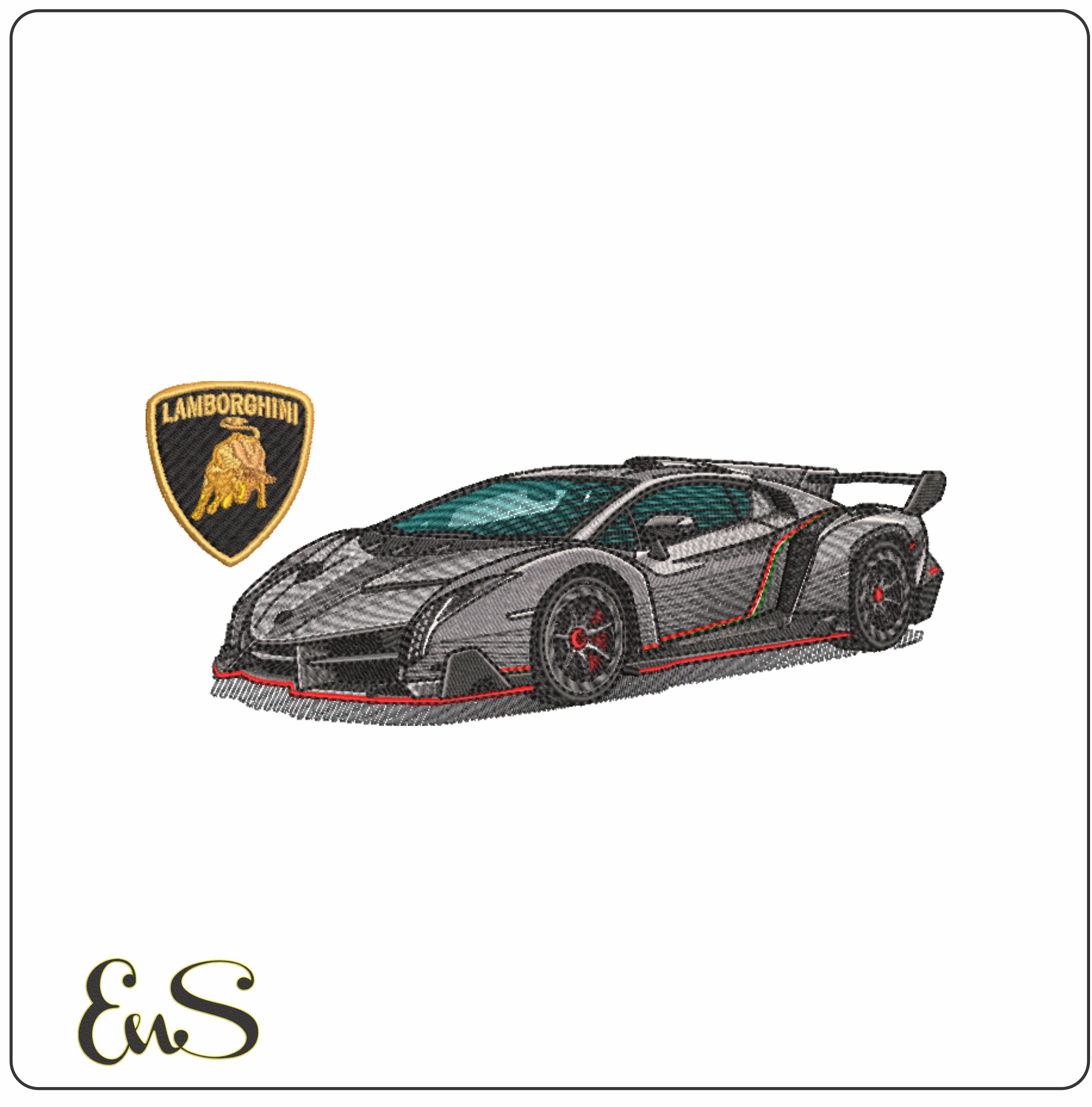Lamborghini Veneno With Logo