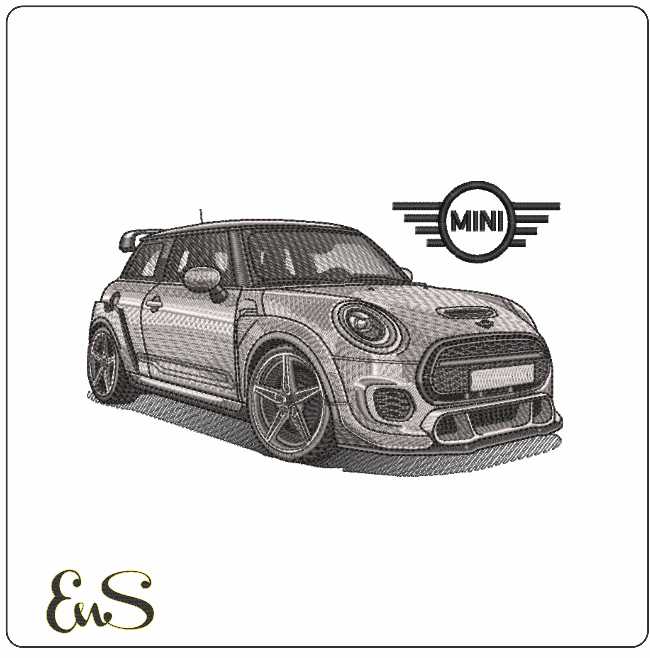Mini Cooper Gp With Mini Logo