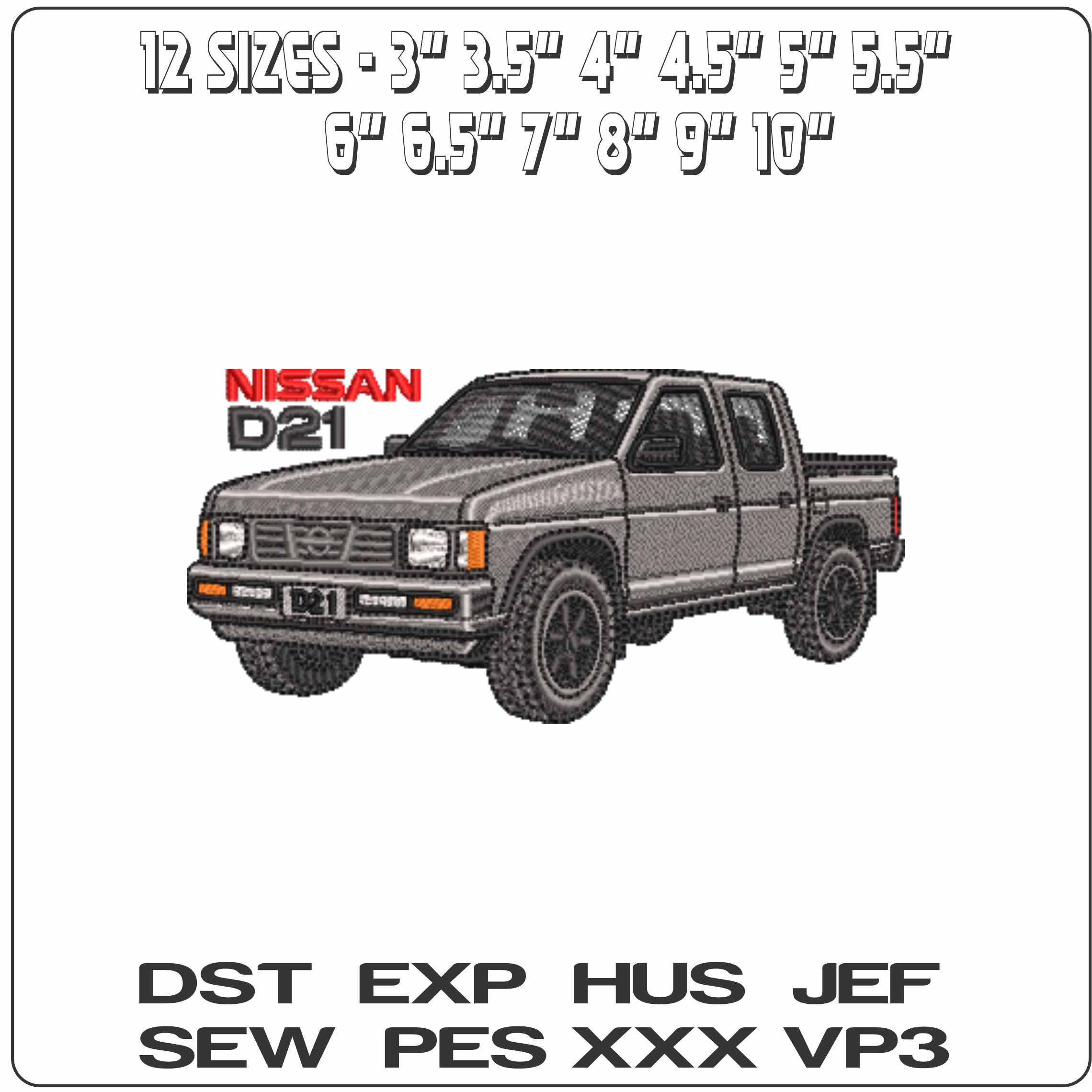 Nissan D21 1980S Truck With Name