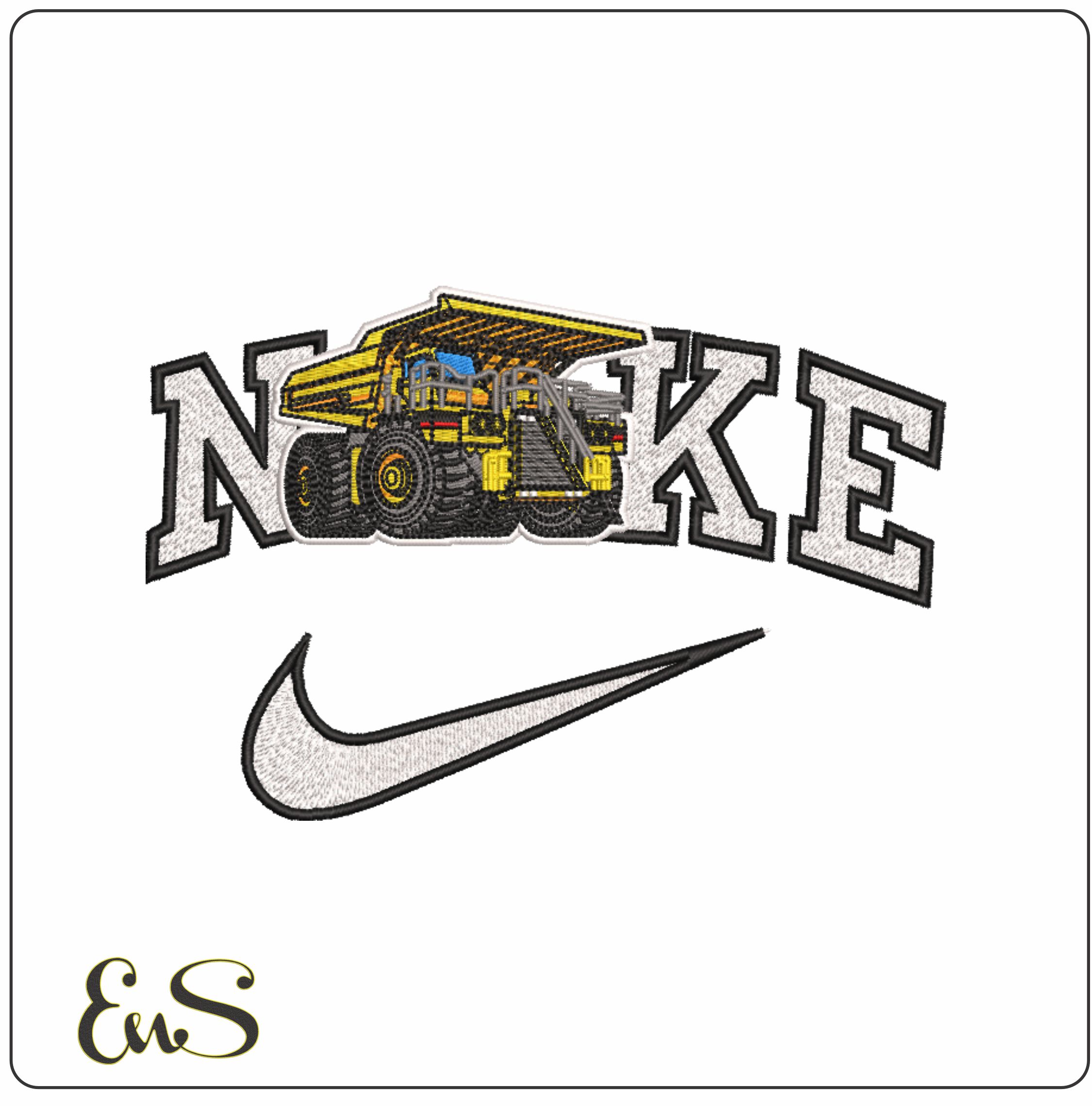 Nike Caterpillar Construction Truck Badge