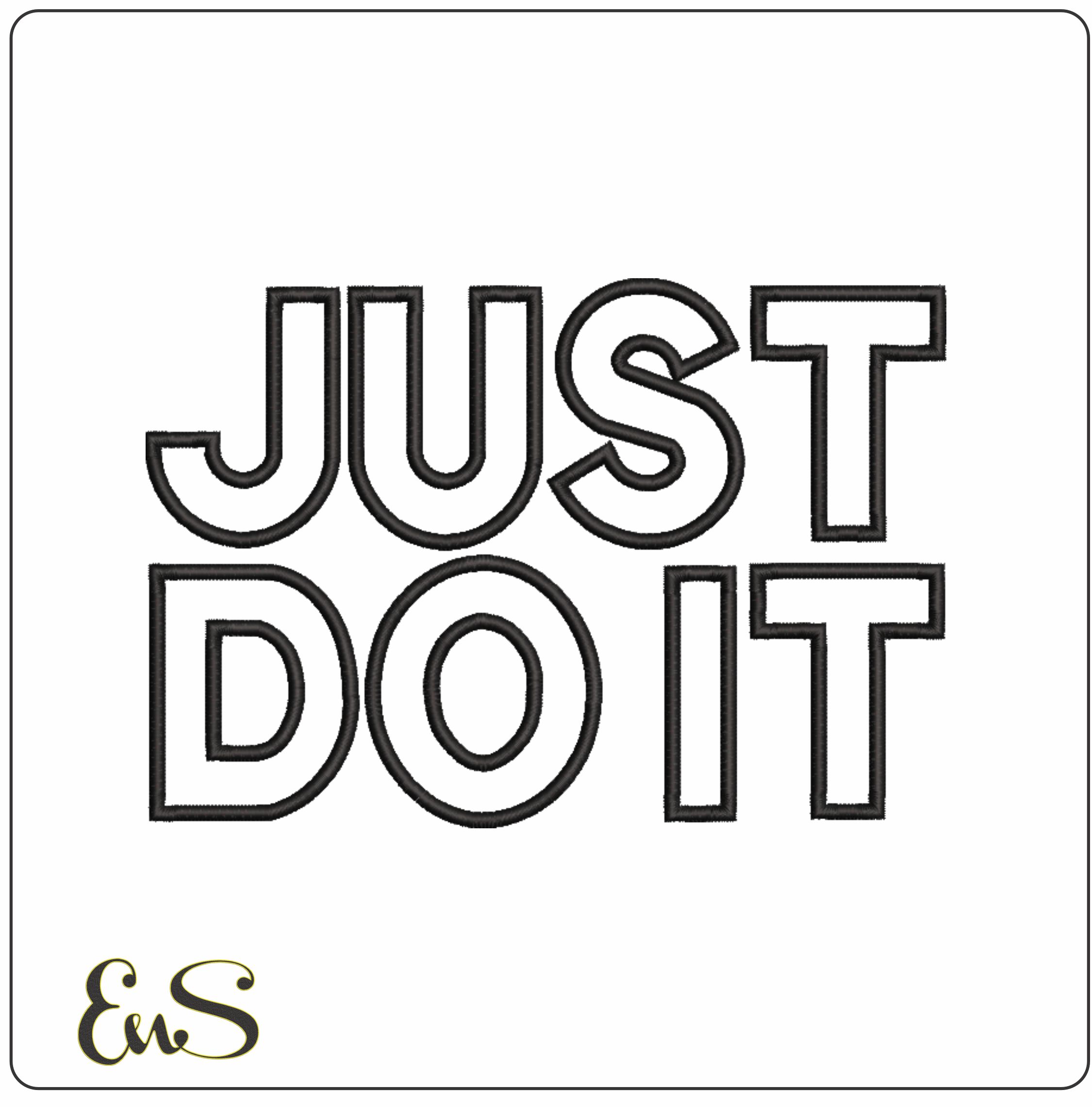 Nike Just Do It Applique
