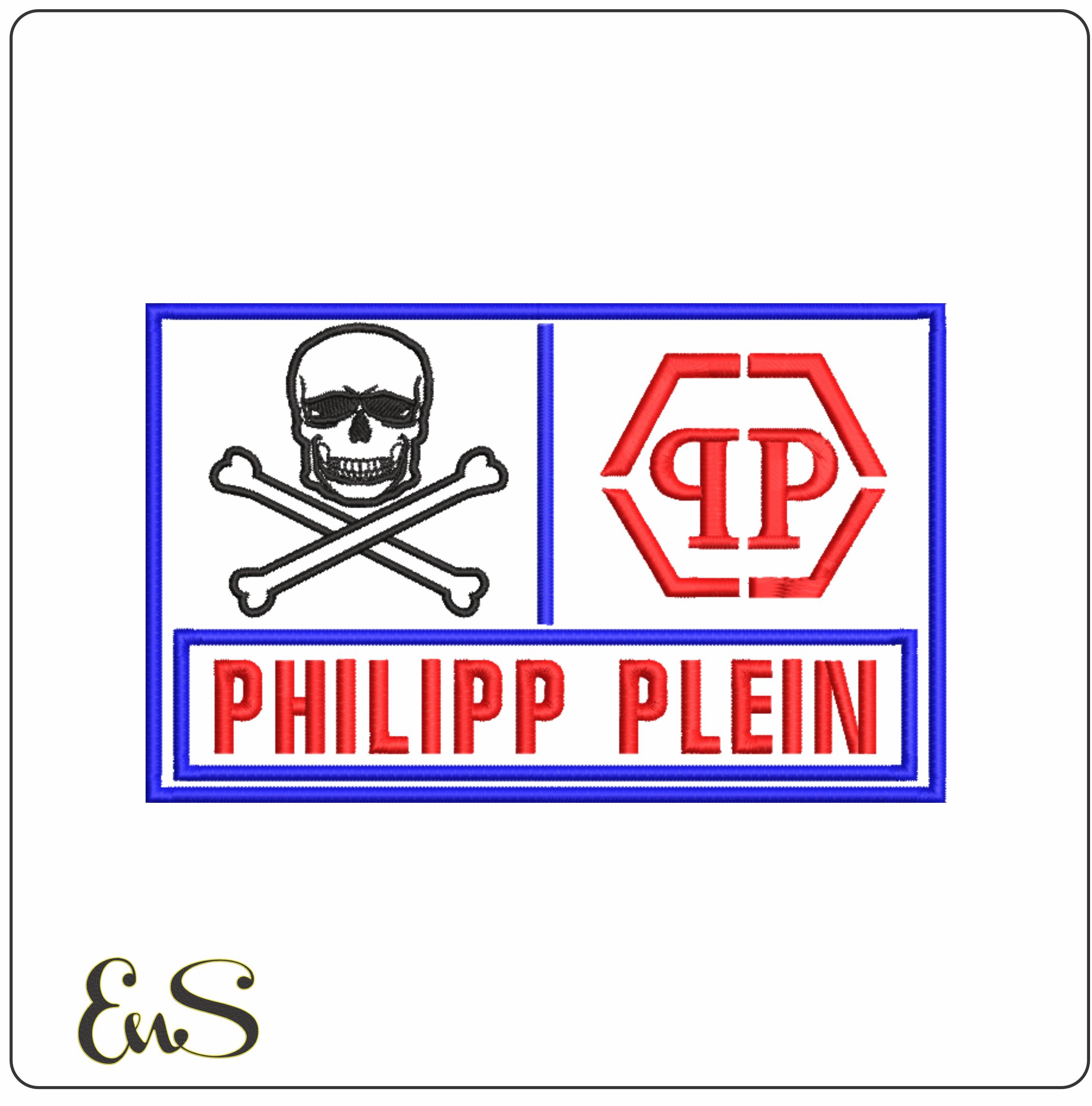 Philipp Plein Block Logo Applique
