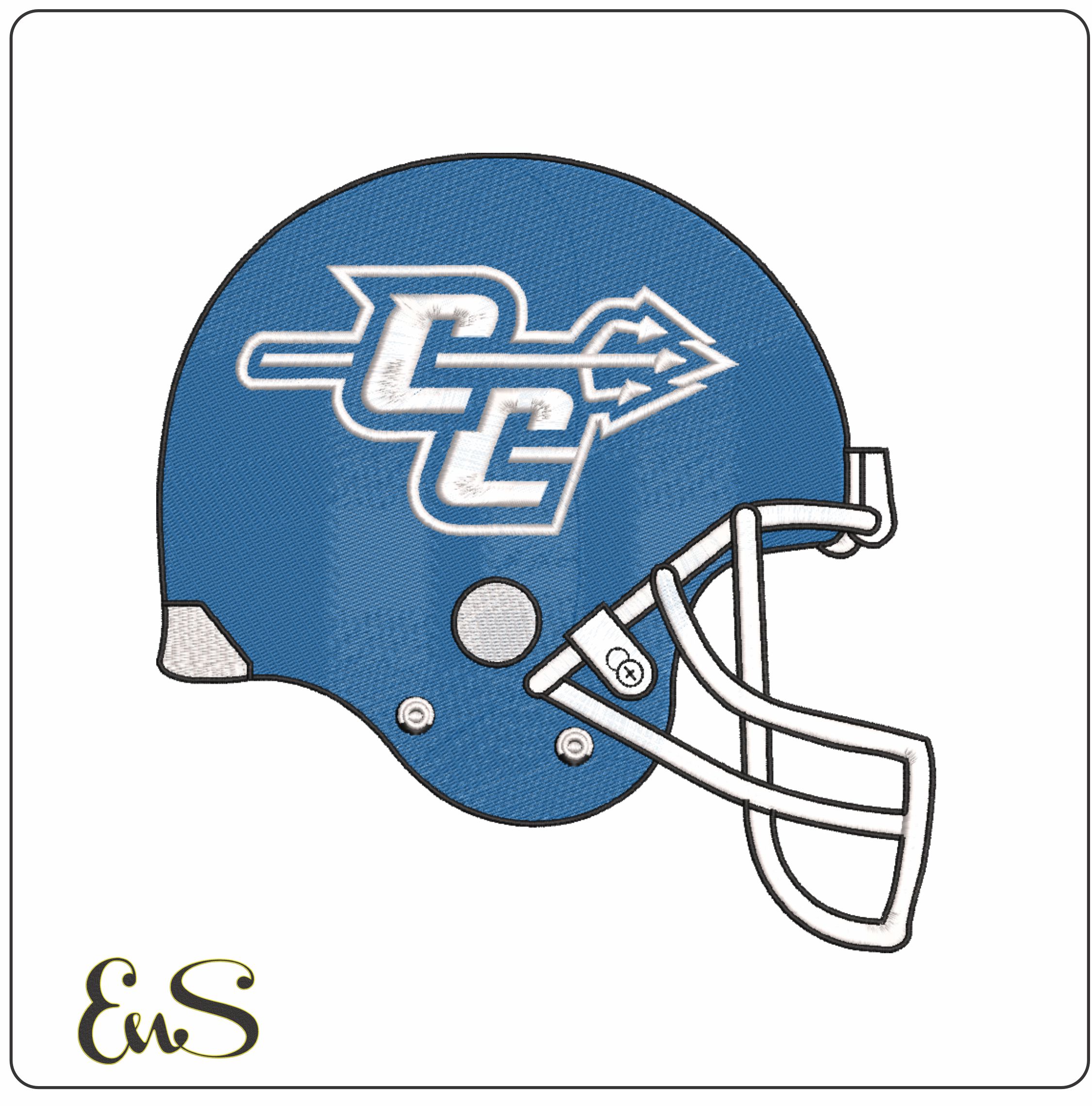 Central Connecticut Blue Devils Helmet Central Connecticut State University