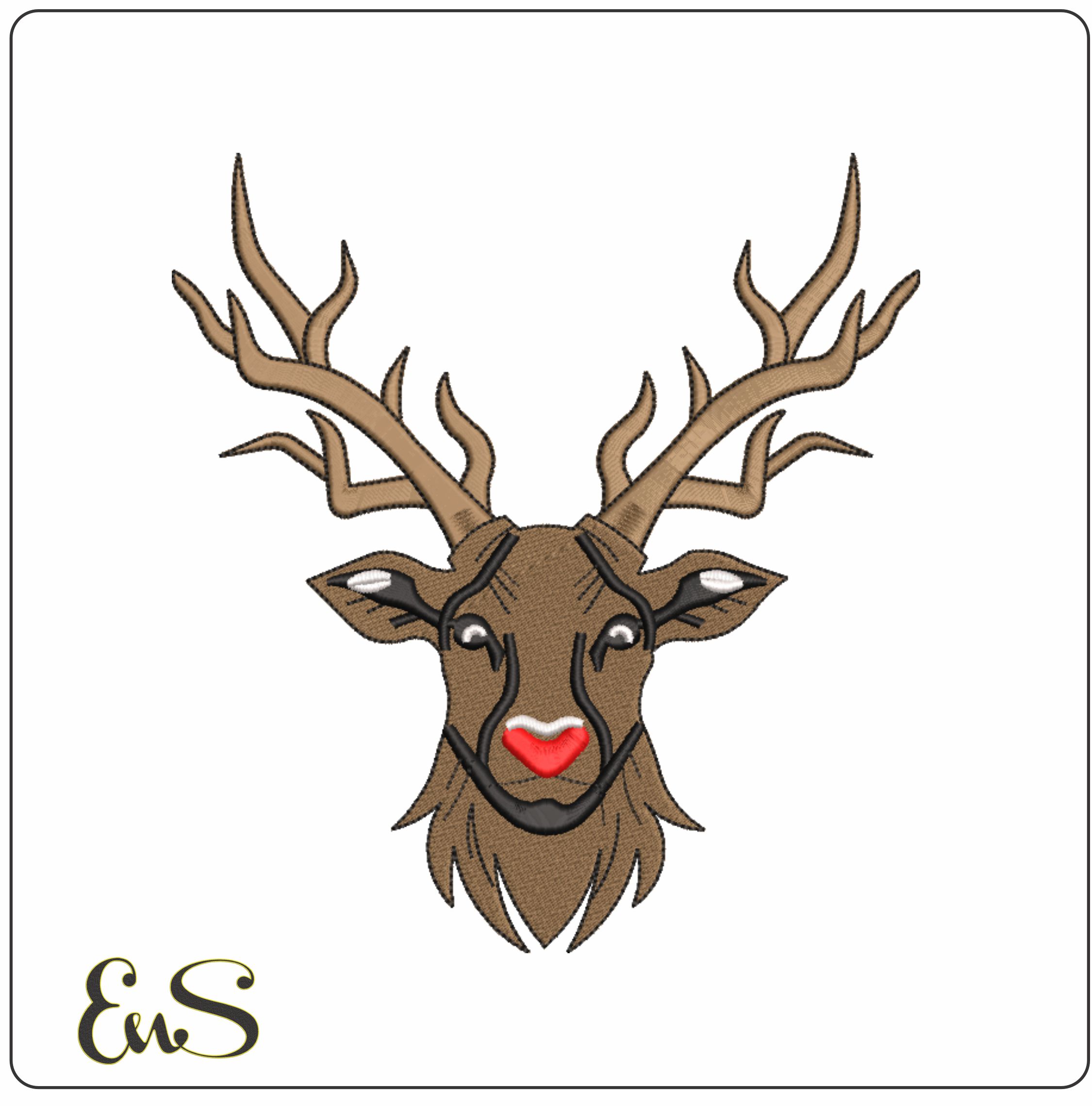 Rudolf The Reindeer Head